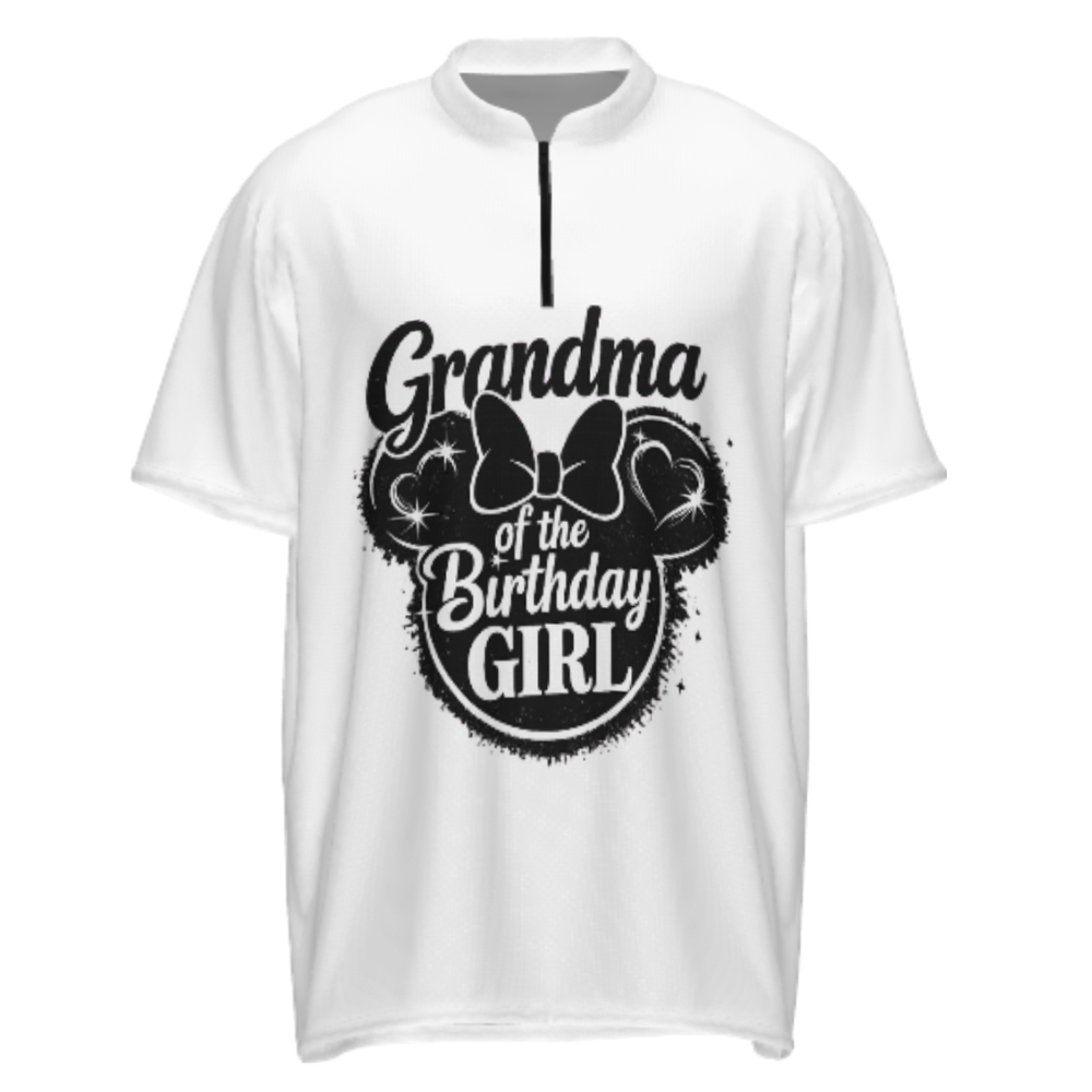 Grandma of the Birthday Girl Shirt – Cute Family Birthday Party Graphic Tee(z814)