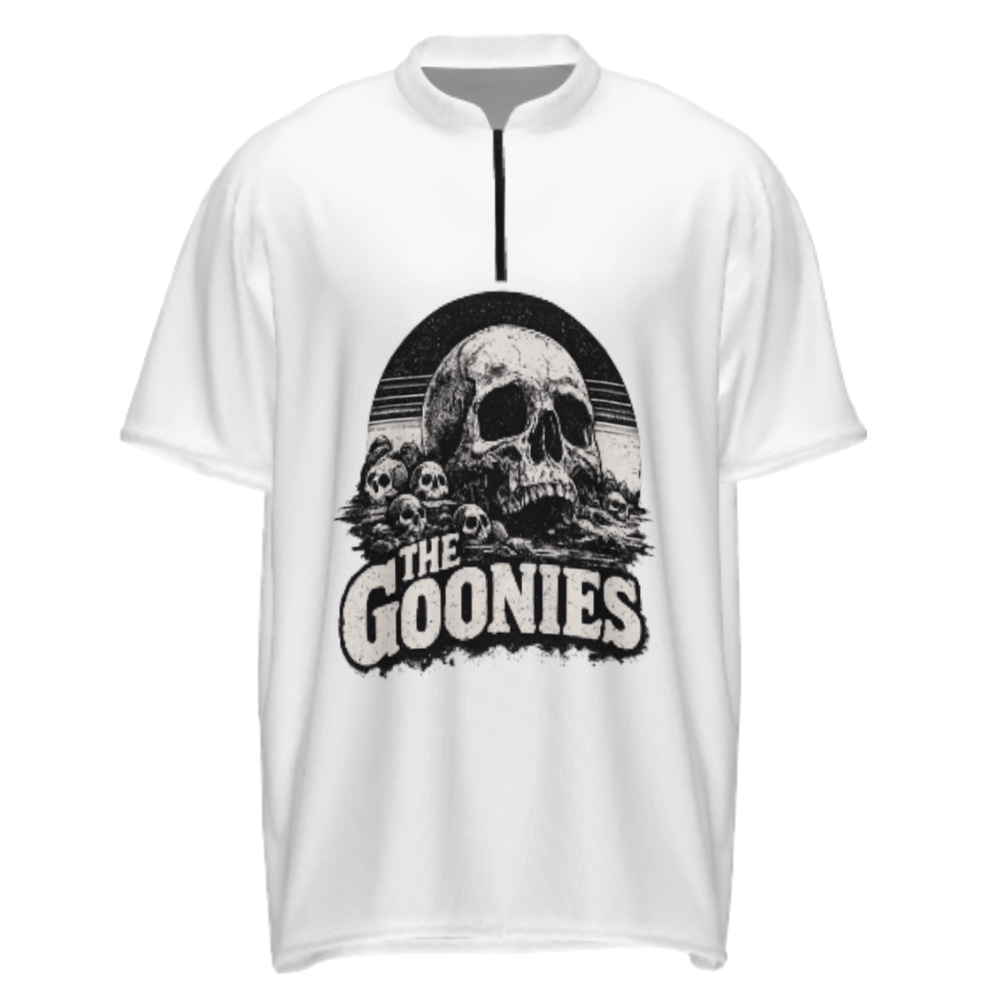 Vintage The Goonies Skull Graphic Tee – Retro Adventure Movie Inspired Unisex T-Shirt(z819)