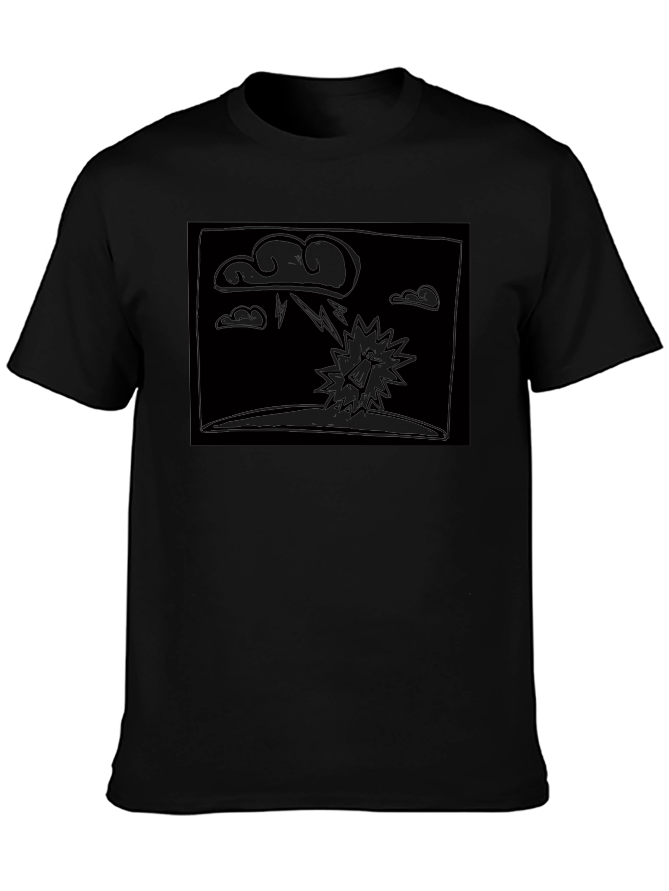 Dark Cartoon Weather Tee