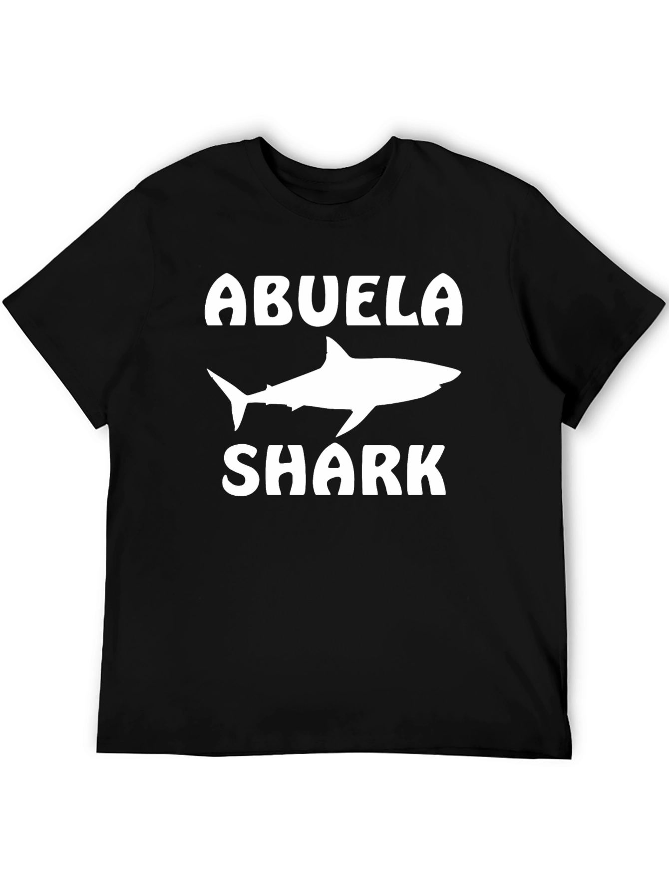 Abuela Shark Black T-Shirt - Family Fun!