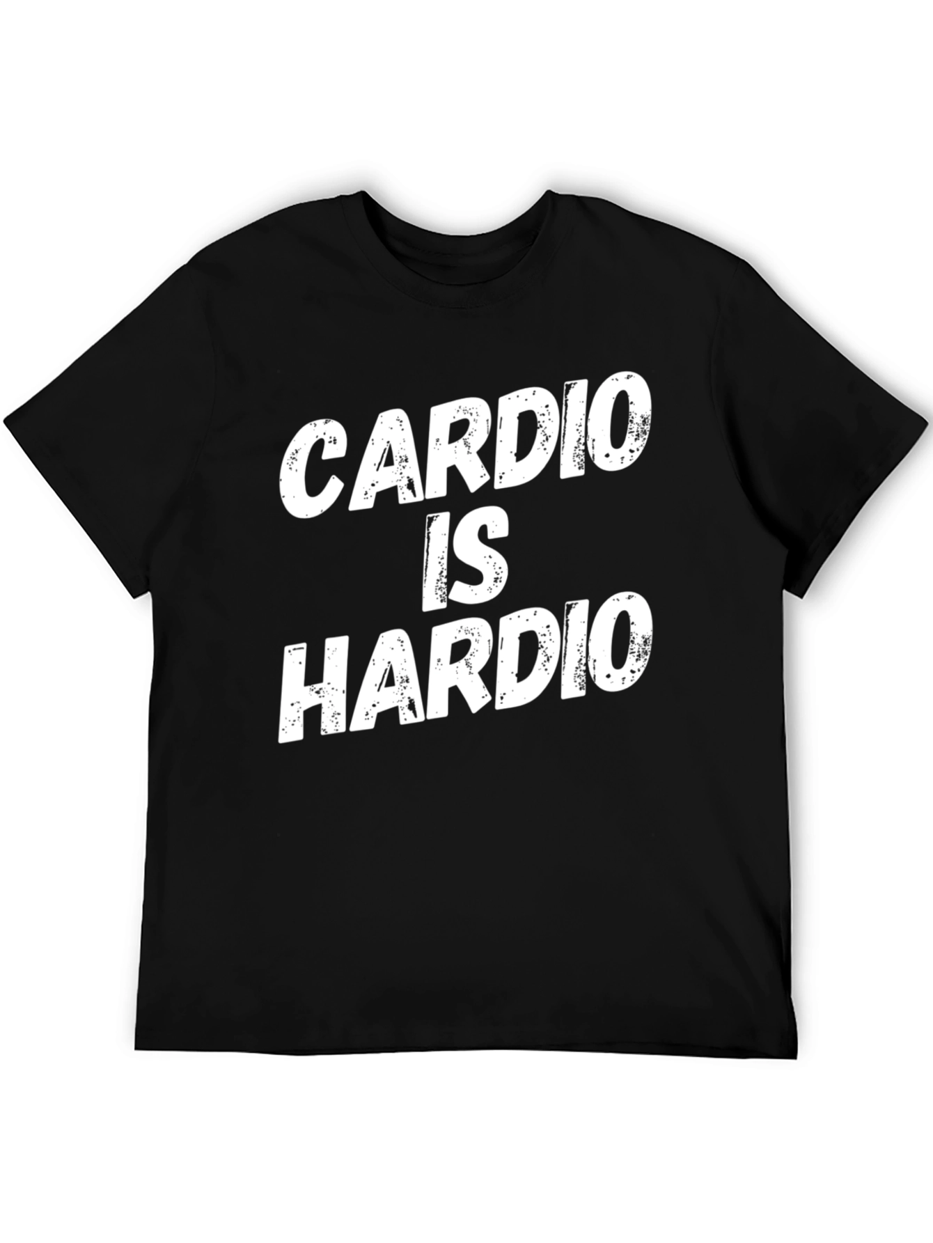 Cardio is Hardio Black T-Shirt
