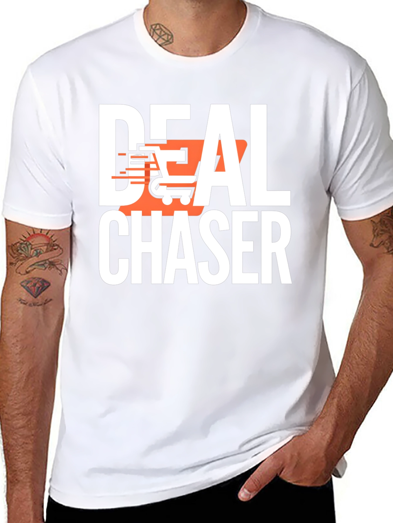 Deal Chaser Graphic T-Shirt - Black