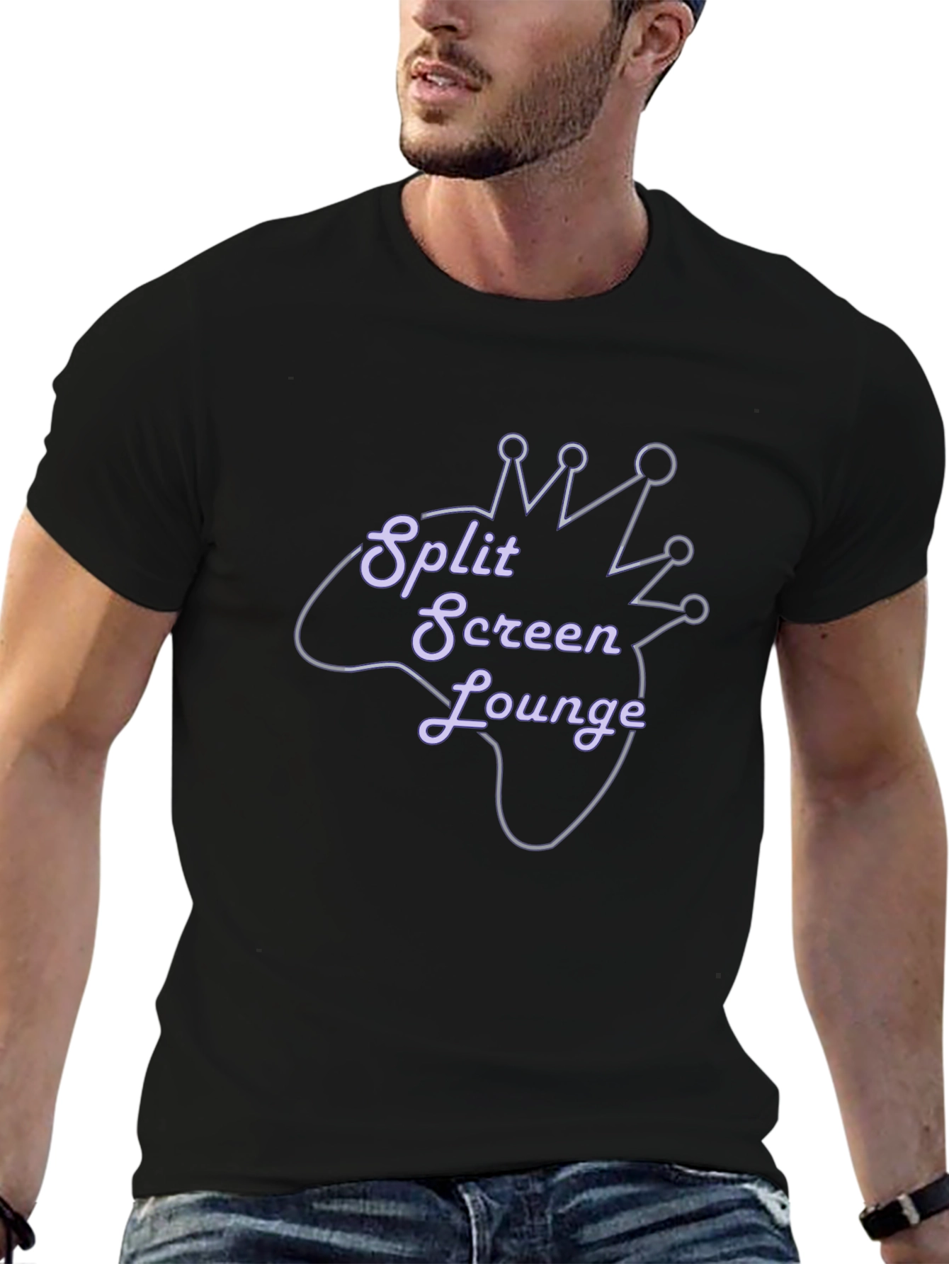 Split Screen Lounge Graphic Tee
