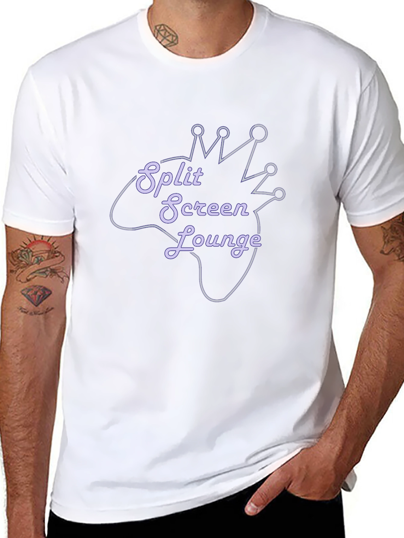 Split Screen Lounge Graphic Tee