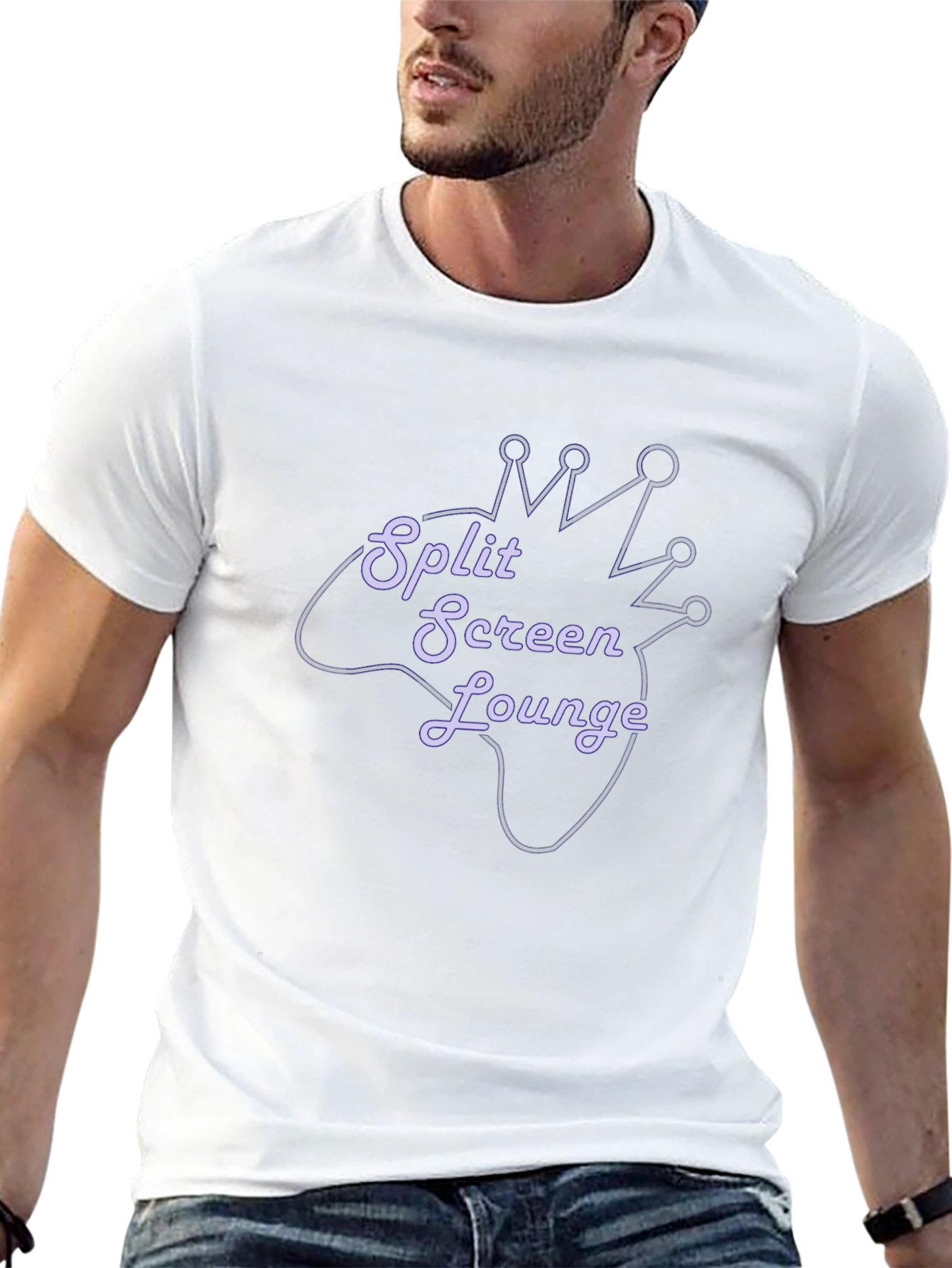 Split Screen Lounge Graphic Tee