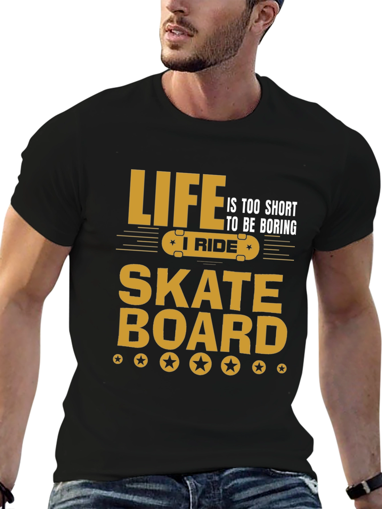 Life is too short T-shirt Skateboard Graphic Tee