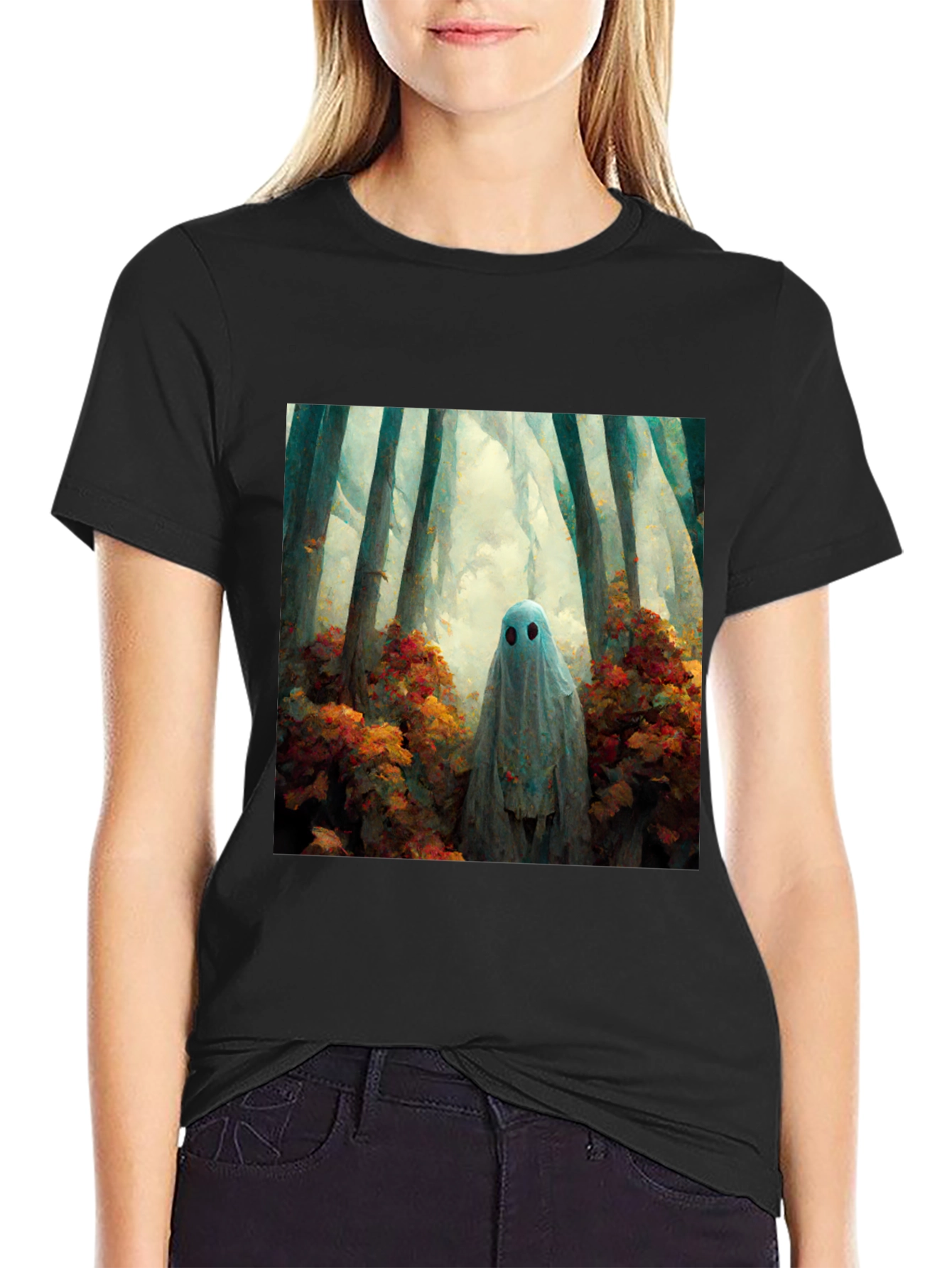 Ghost in the Woods Graphic Tee