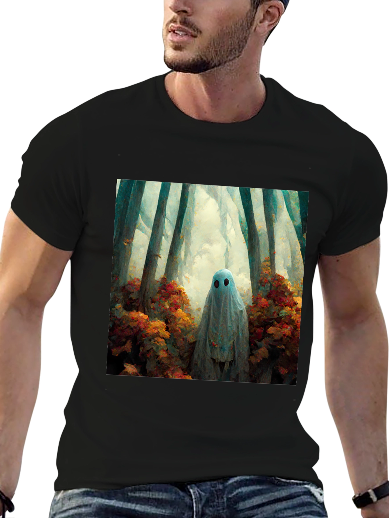 Ghost in the Woods Graphic Tee