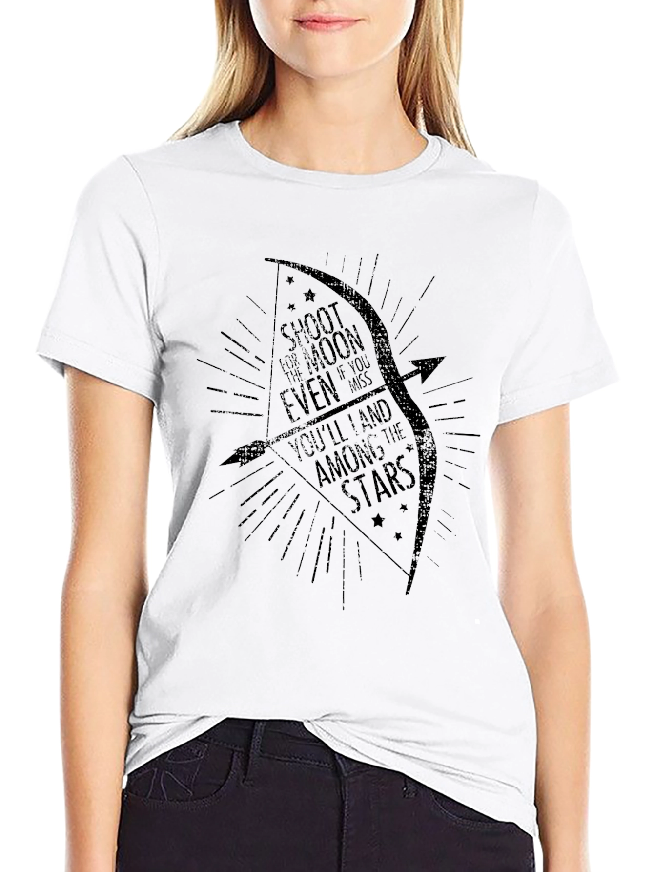 Shoot For The Moon Graphic T-Shirt