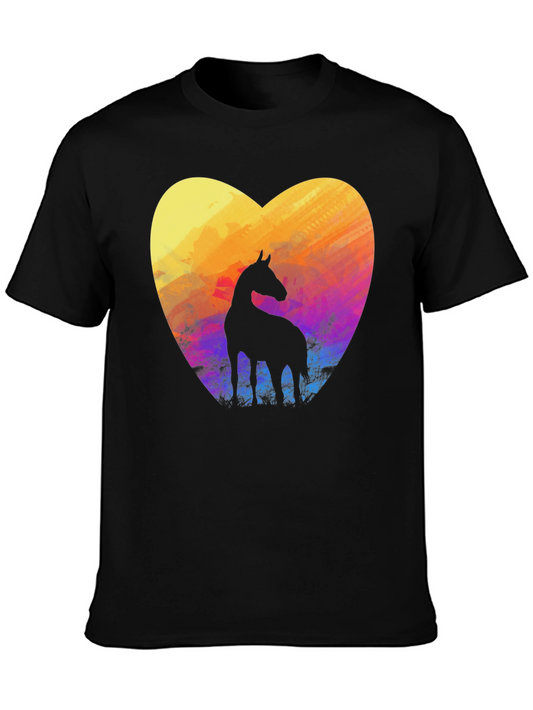 Horse Heart T-Shirt - Stylish Graphic Tee