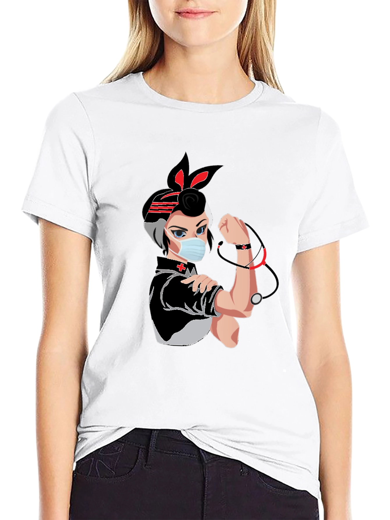 Nurse Rosie T-Shirt - Empowered Medical Hero Tee