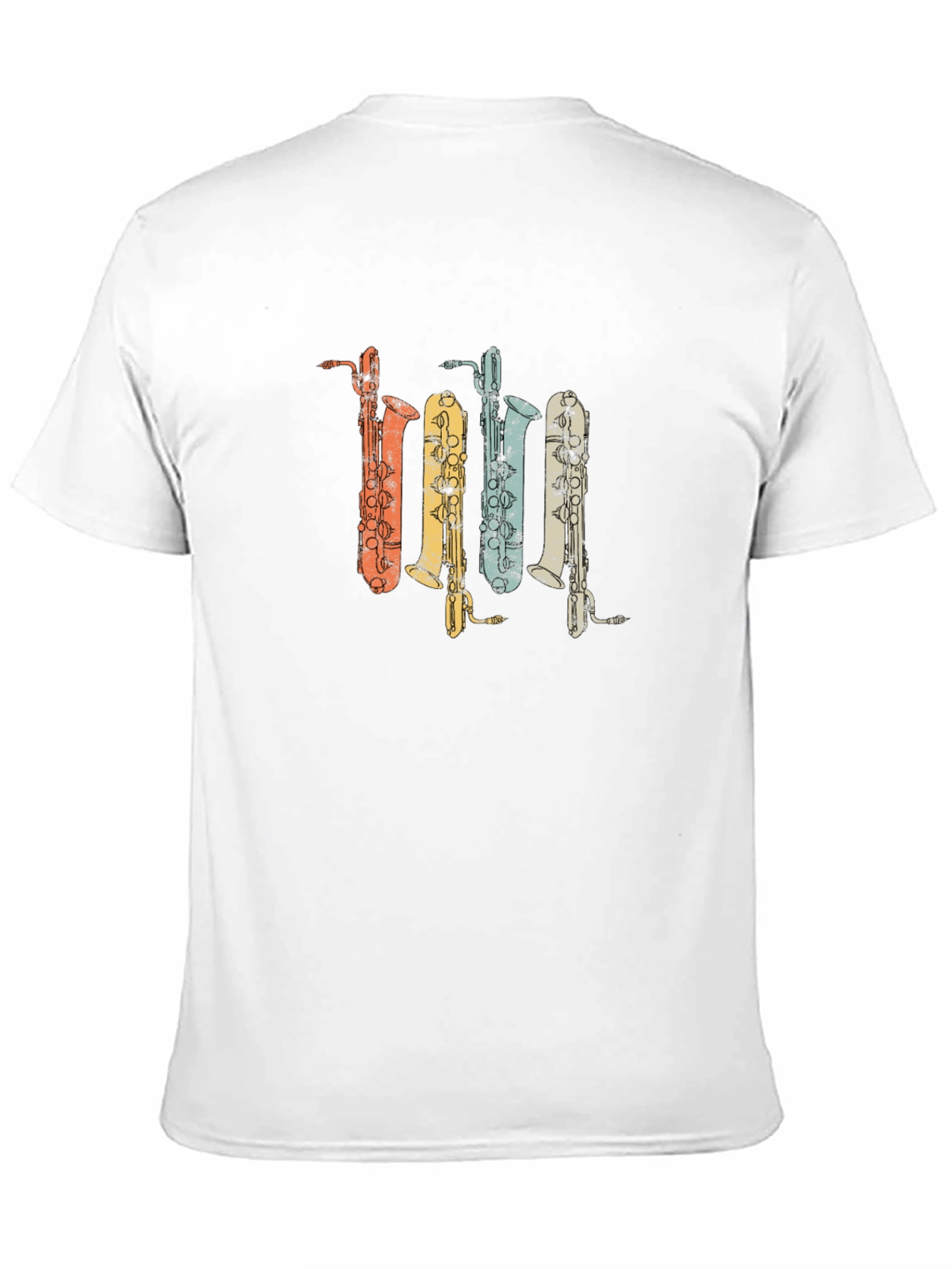 Retro Saxophone T-Shirt - Musical Instrument Tee