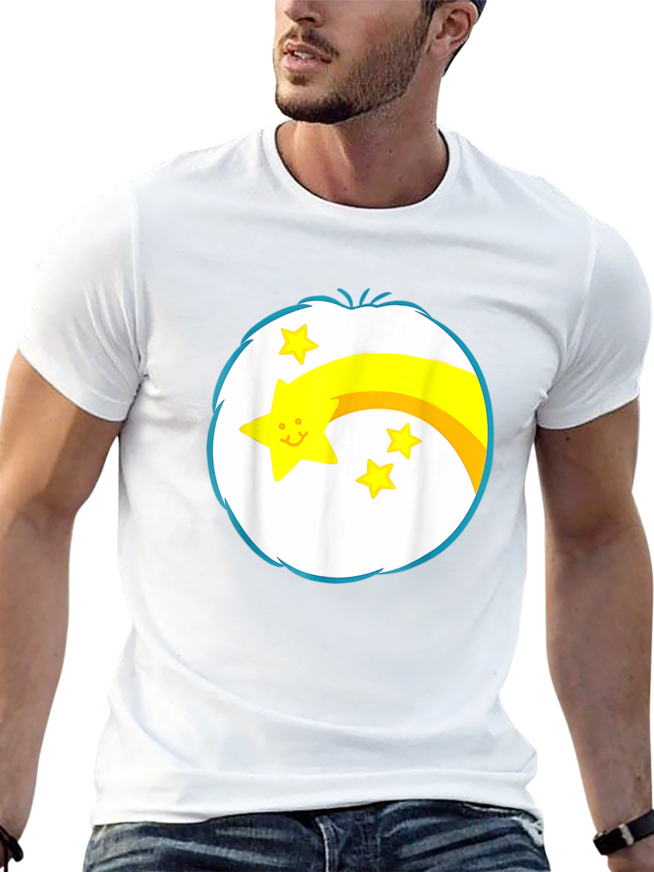 Shooting Star Graphic Black T-Shirt