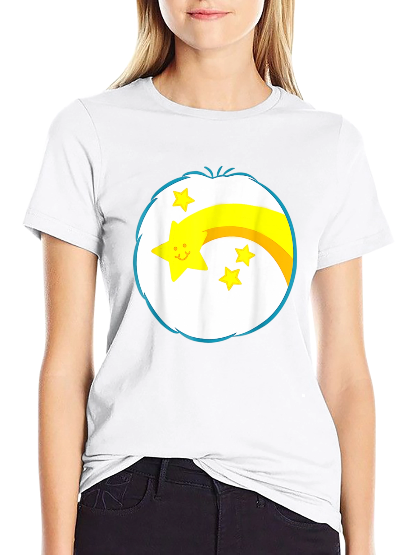 Shooting Star Graphic Black T-Shirt