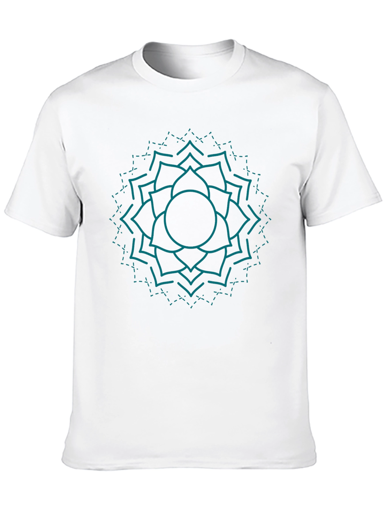 Mandala Graphic Tee - Black Cotton
