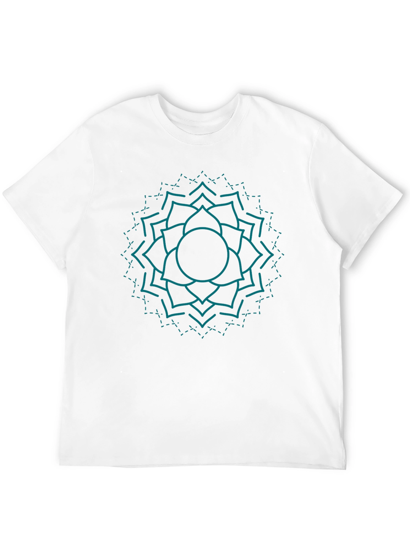 Mandala Graphic Tee - Black Cotton