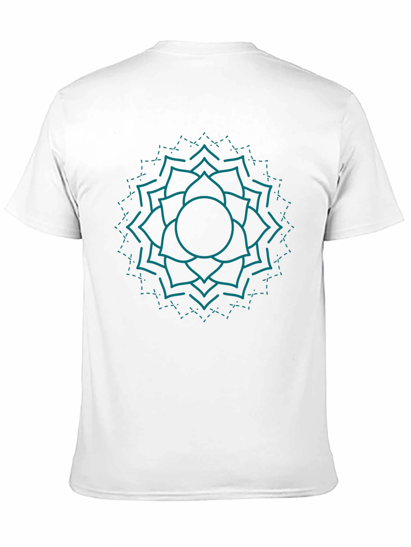 Mandala Graphic Tee - Black Cotton