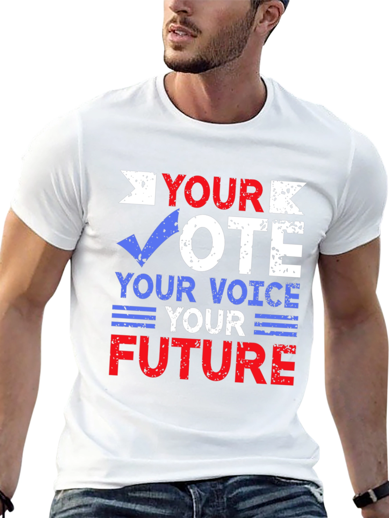 Vote T-Shirt: Your Vote Your Voice Your Future