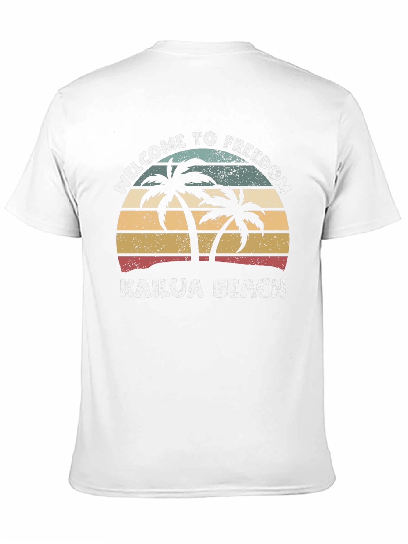 Kailua Beach Retro T-Shirt