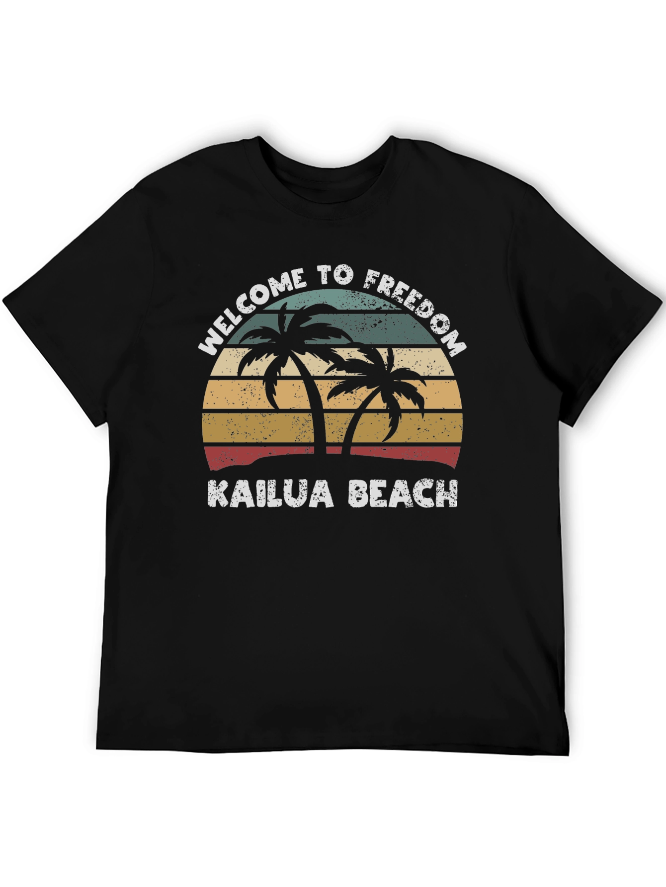 Kailua Beach Retro T-Shirt