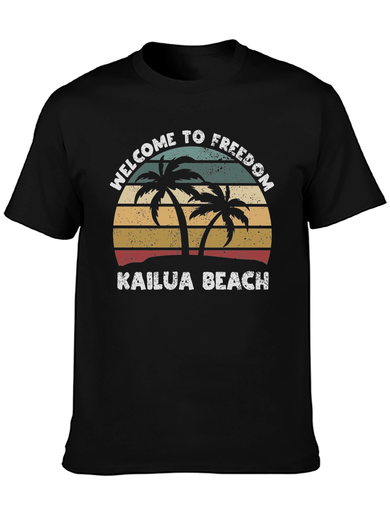 Kailua Beach Retro T-Shirt