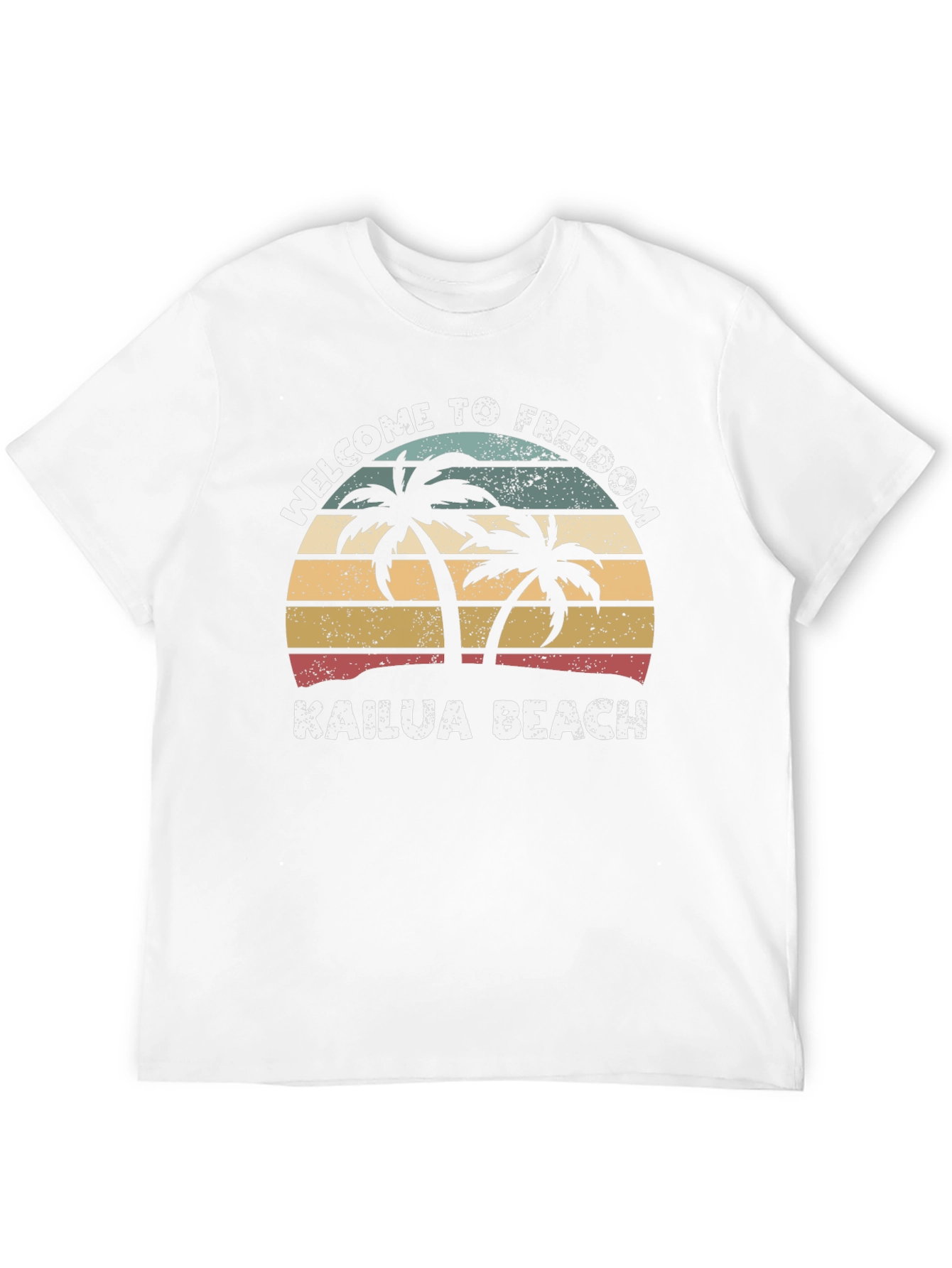 Kailua Beach Retro T-Shirt
