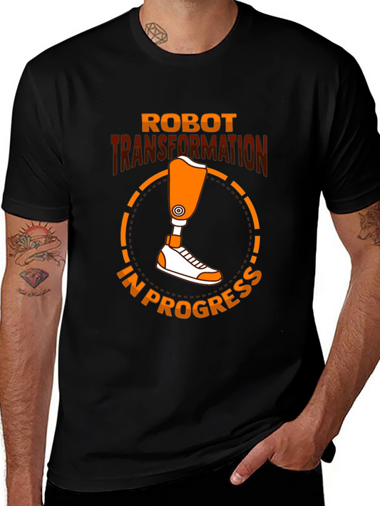 Robot Transformation in Progress Graphic Tee