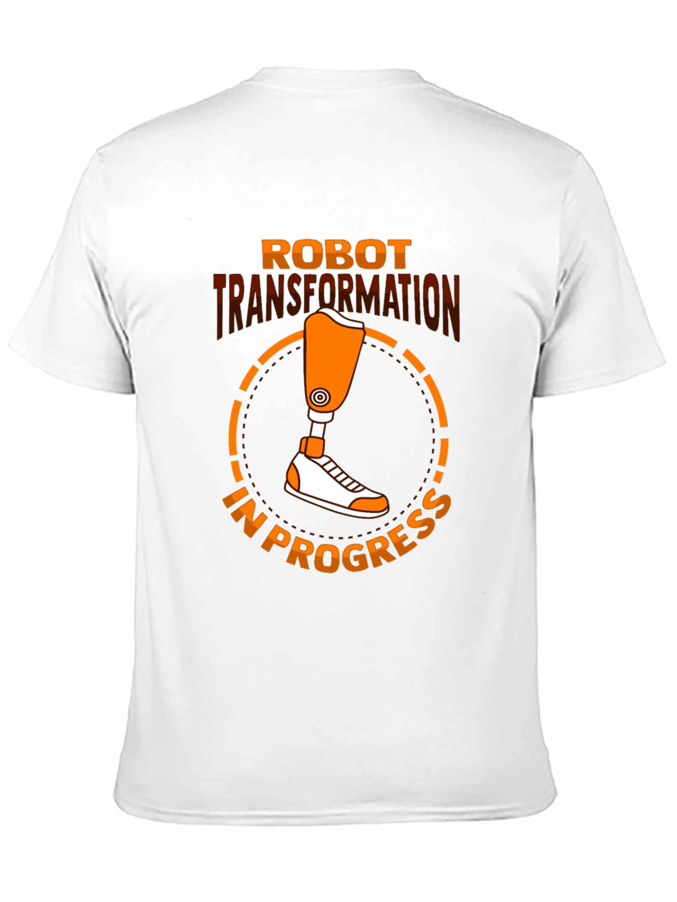 Robot Transformation in Progress Graphic Tee