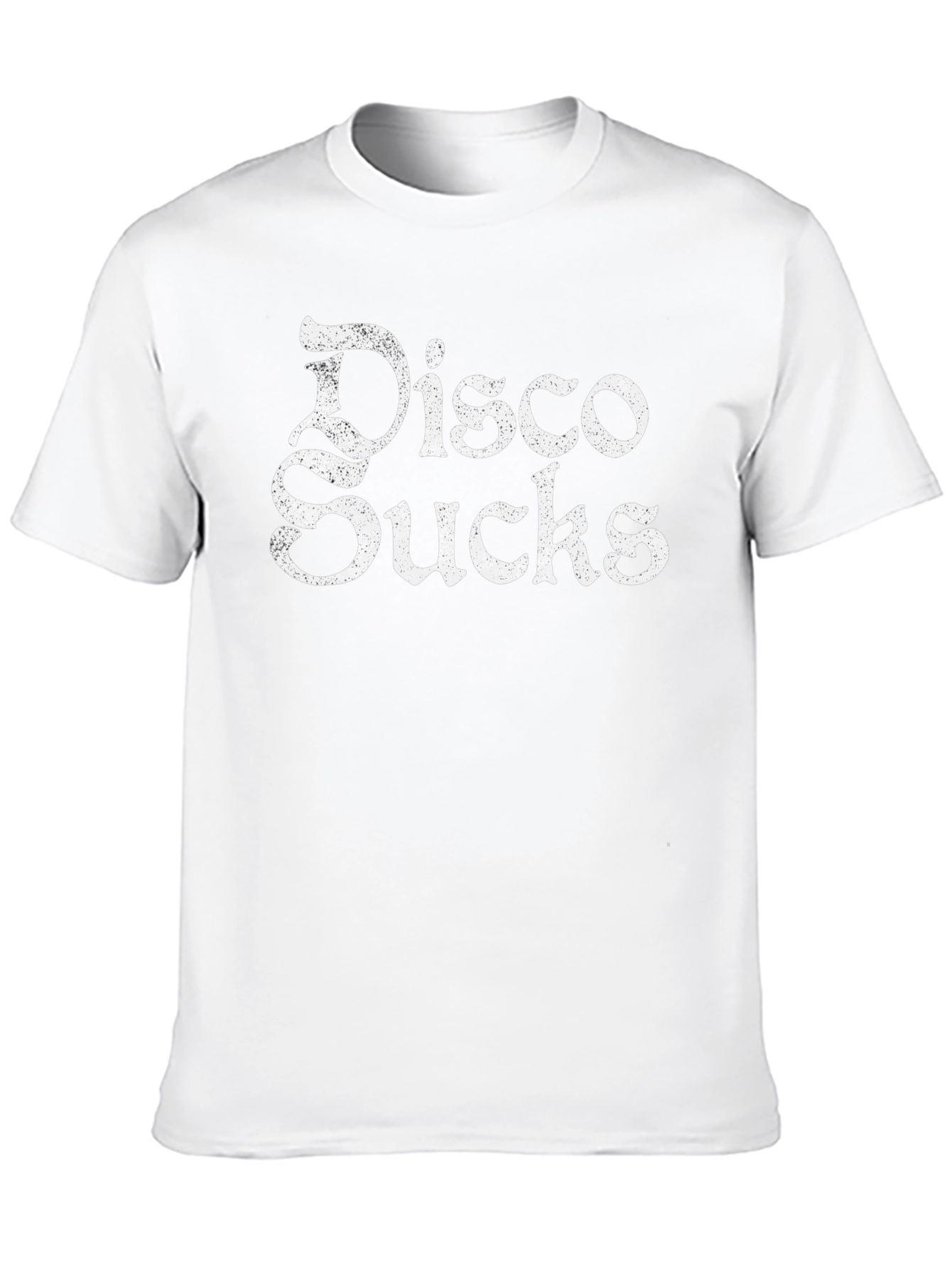 Disco Sucks Graphic T-Shirt - Retro Anti-Disco Tee