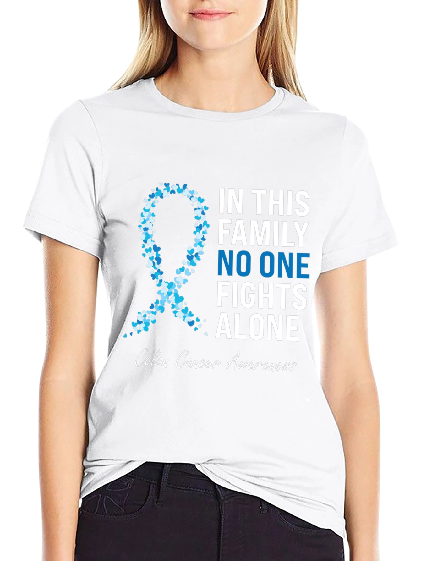 Colon Cancer Awareness Ribbon T-Shirt
