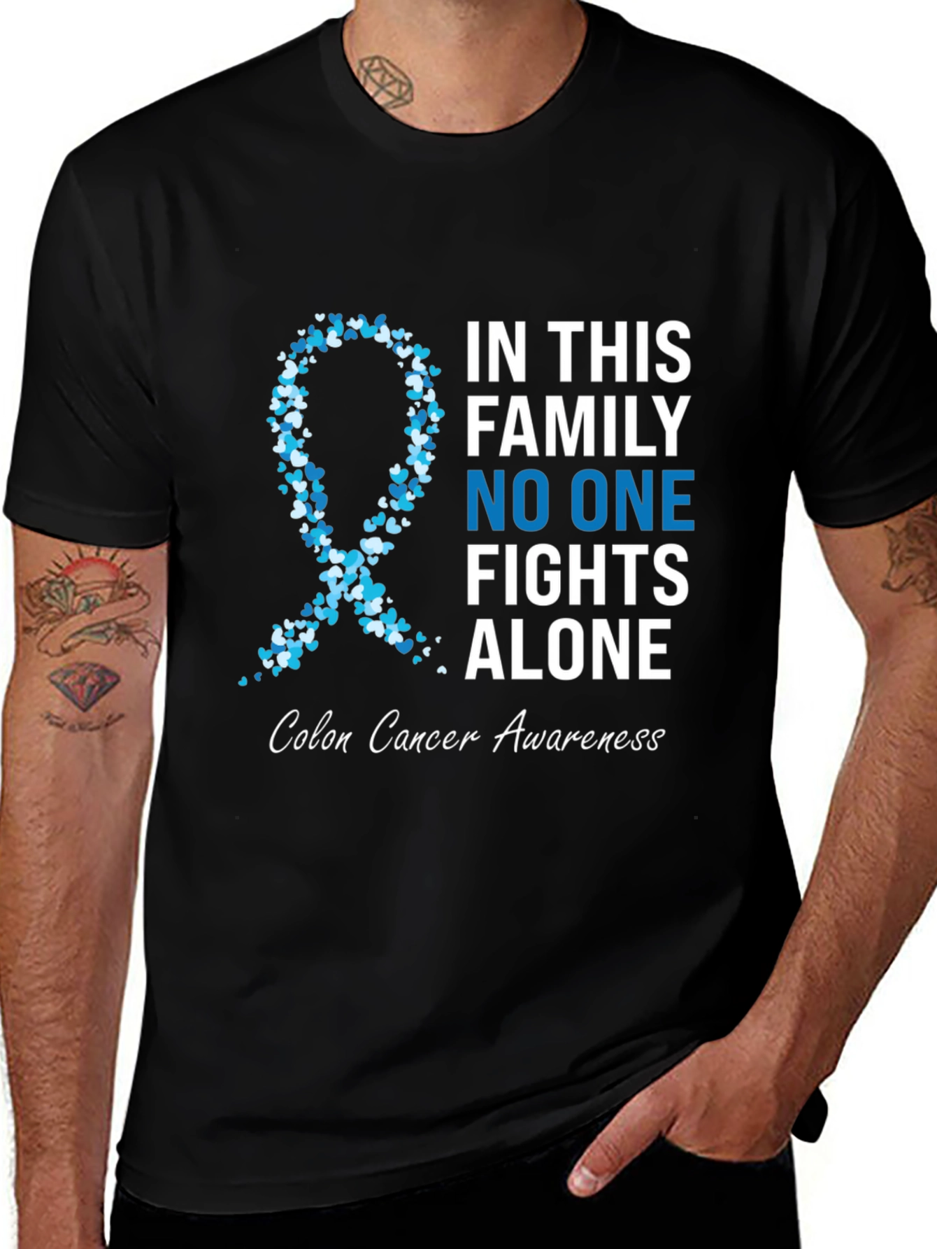 Colon Cancer Awareness Ribbon T-Shirt