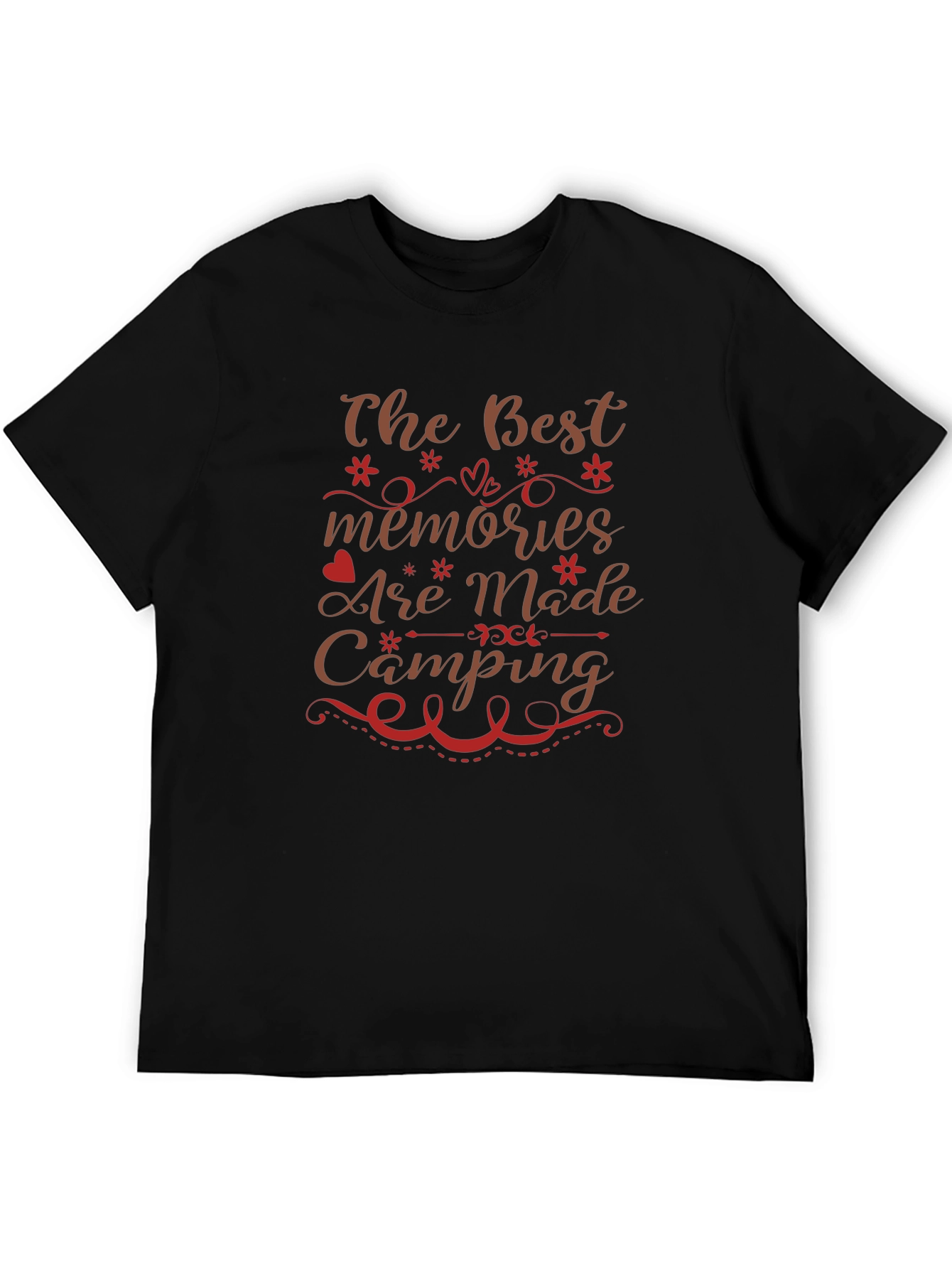 Camping Memories Graphic Tee - Black