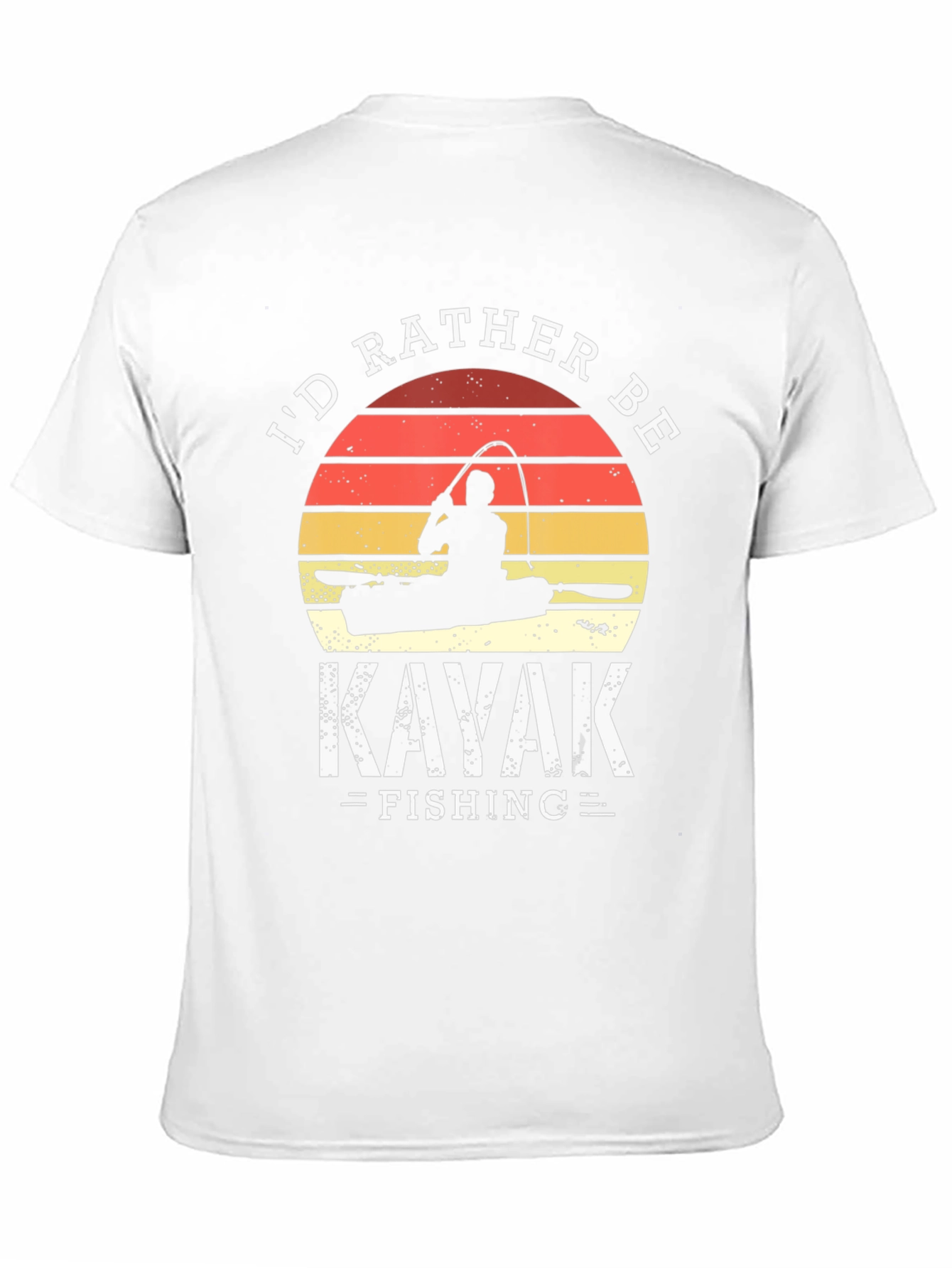 Kayak Fishing T-Shirt - Id Rather Be