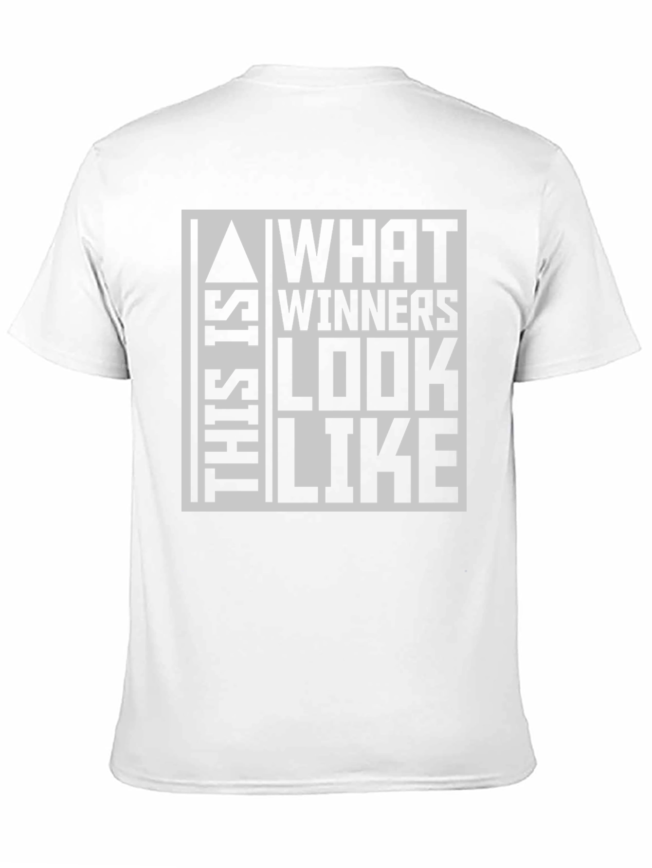 Winners Look Like This Black Graphic Tee