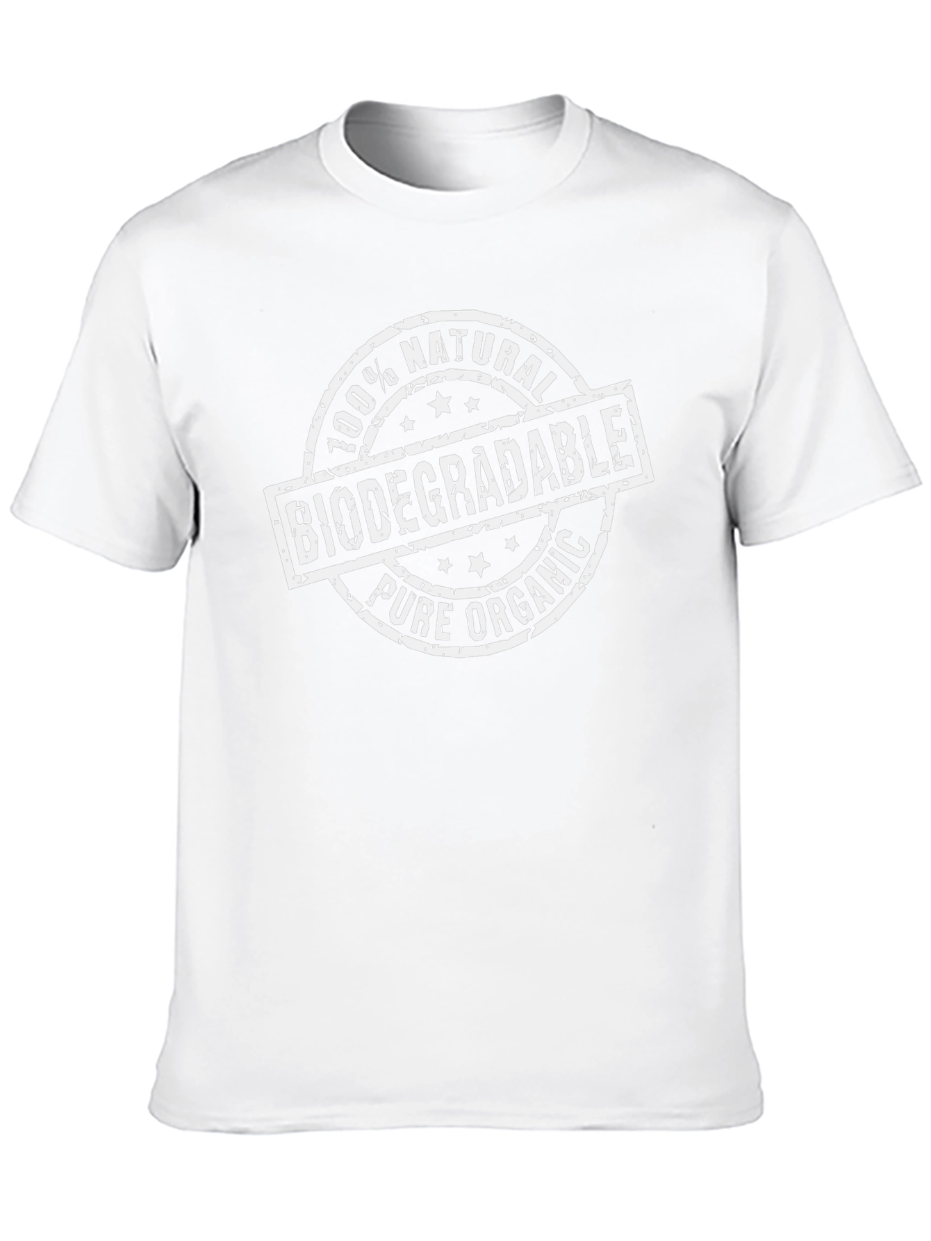 Eco-Friendly Black Biodegradable T-Shirt