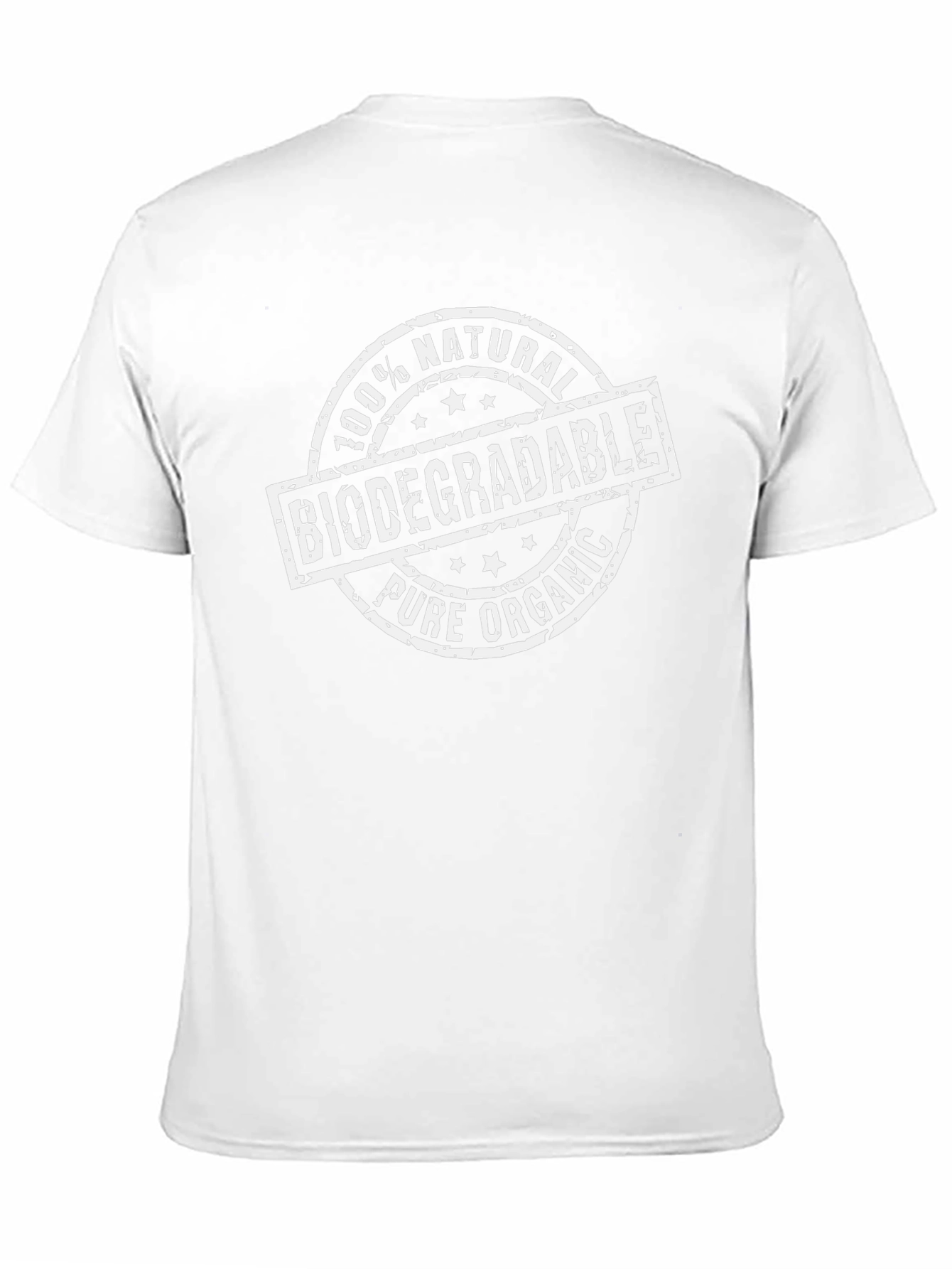 Eco-Friendly Black Biodegradable T-Shirt