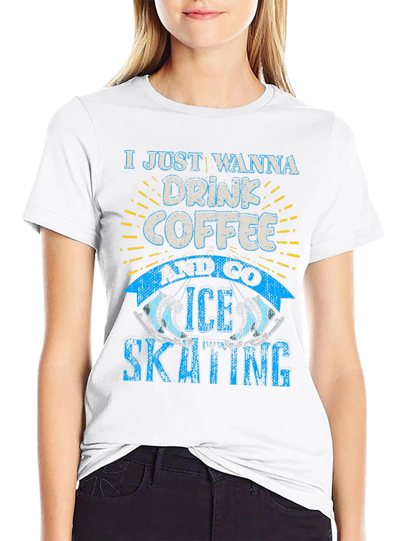 Coffee & Ice Skating Graphic Tee