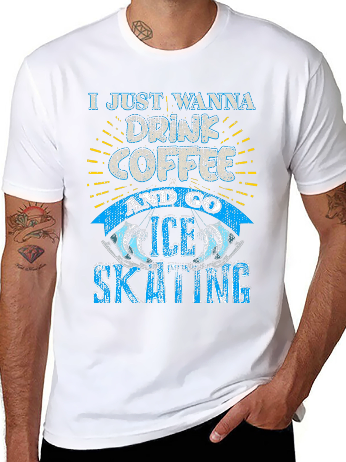Coffee & Ice Skating Graphic Tee