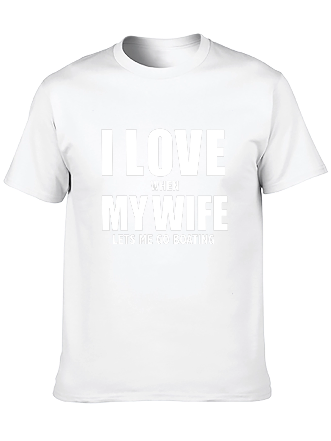 I Love My Wife Boating T-Shirt