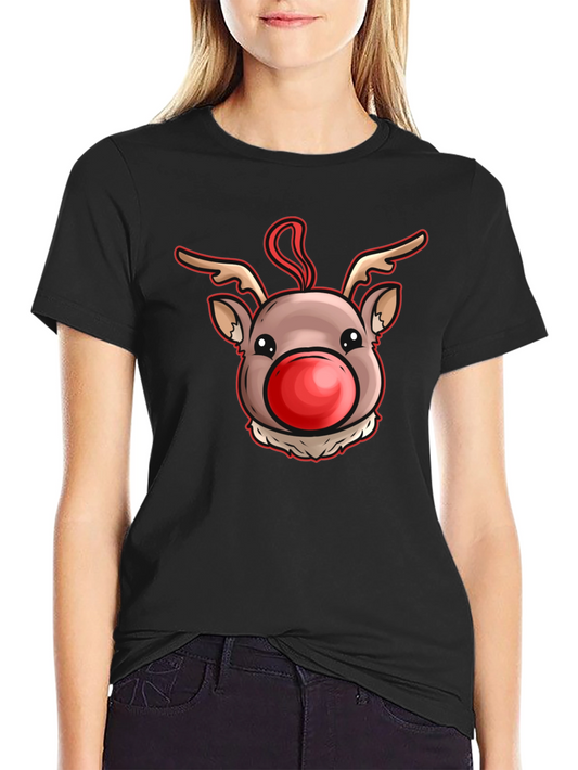Rudolph Red Nose Reindeer Graphic Tee - Holiday Cheer