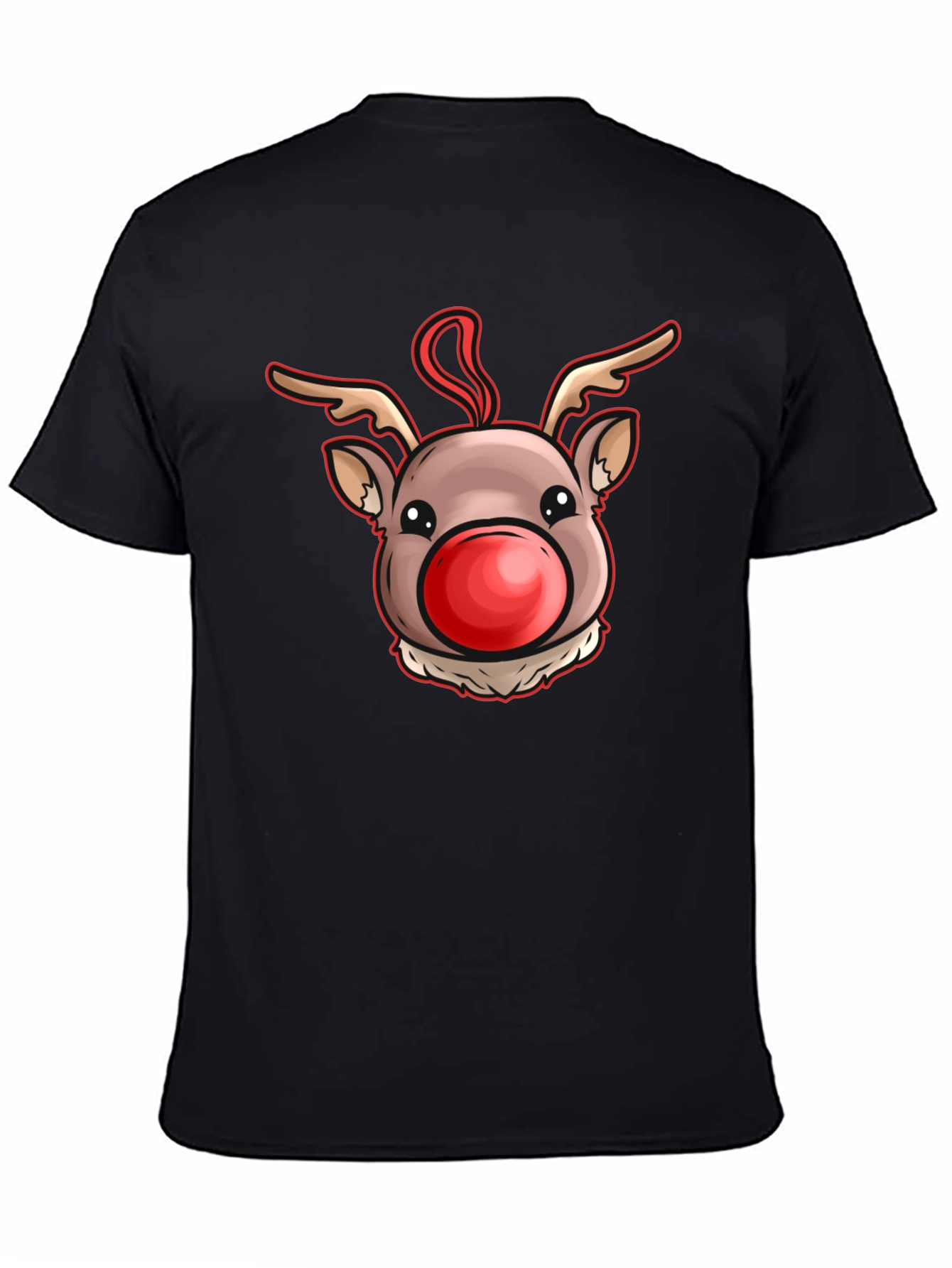 Rudolph Red Nose Reindeer Graphic Tee - Holiday Cheer