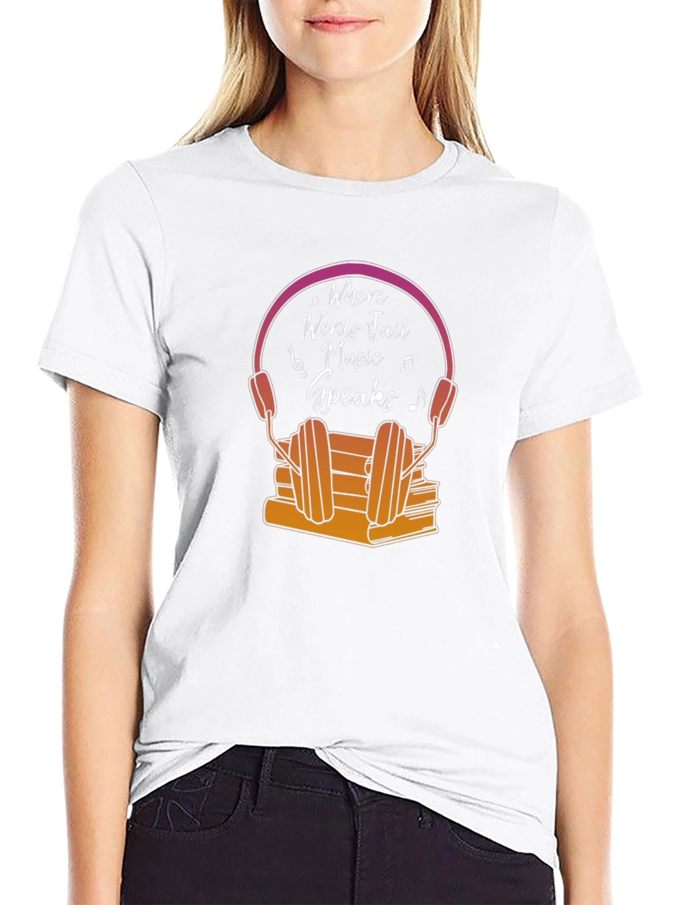 Where Words Fail Music Speaks T-Shirt