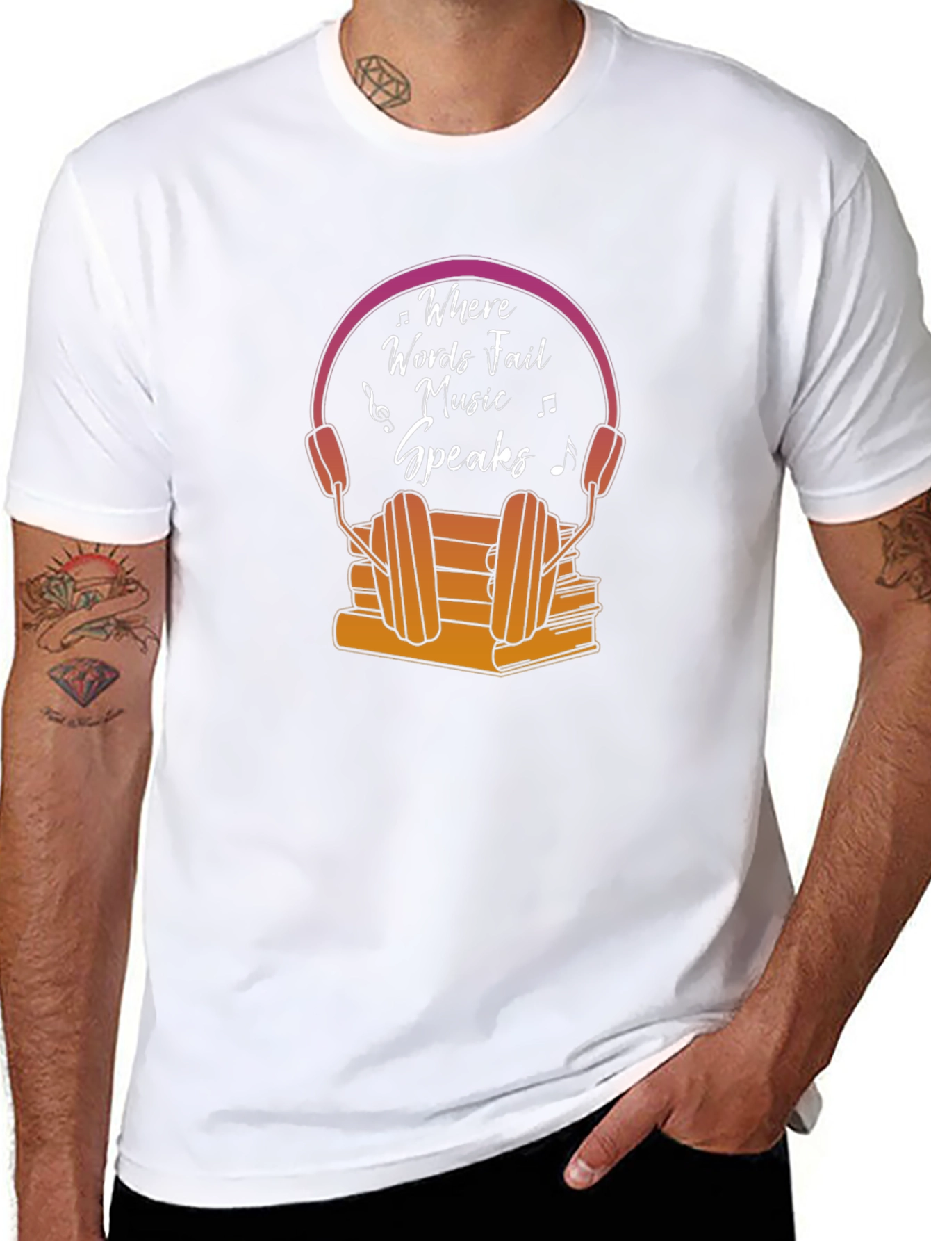 Where Words Fail Music Speaks T-Shirt