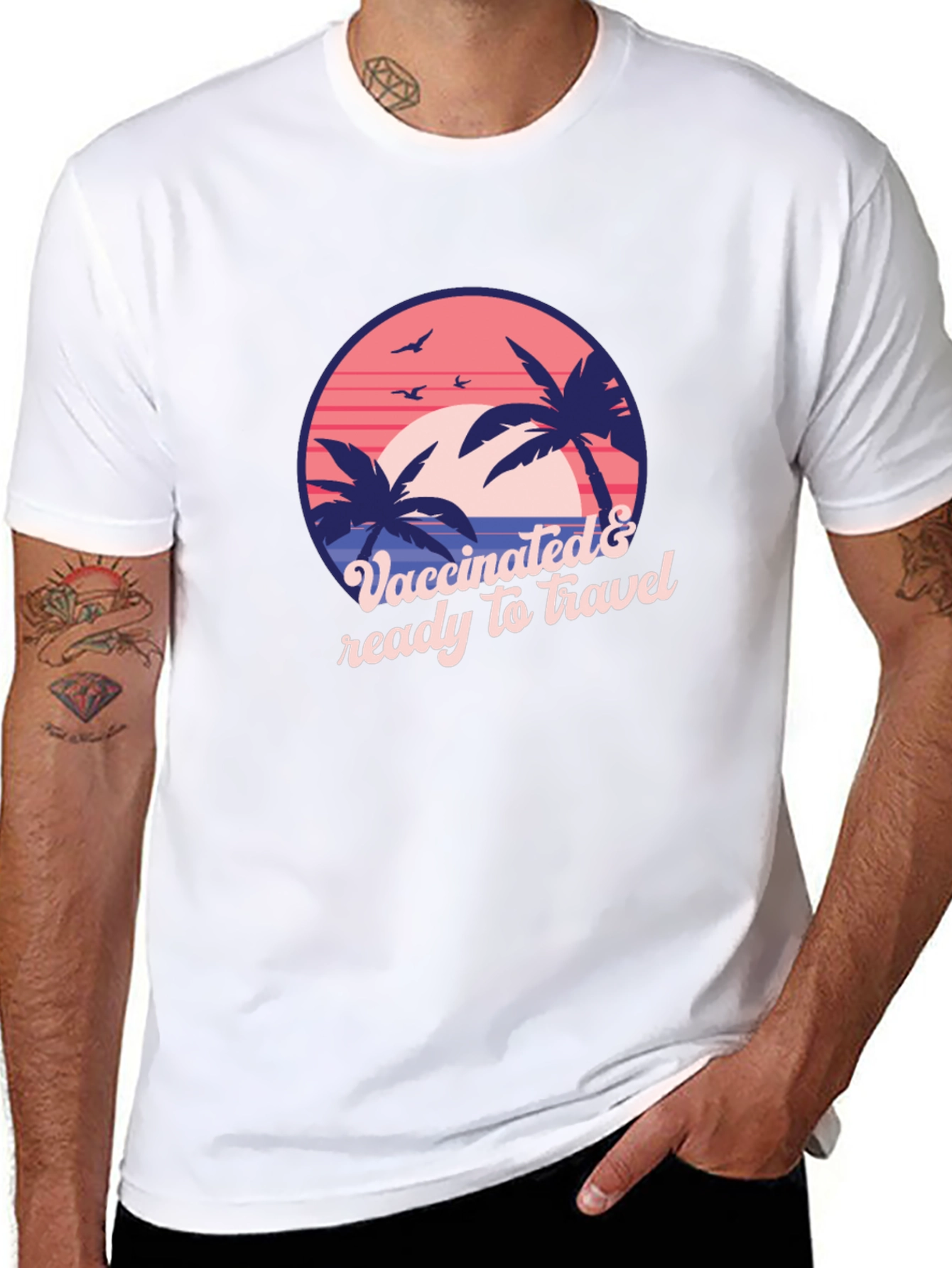 Vaccinated & Ready to Travel Graphic Tee
