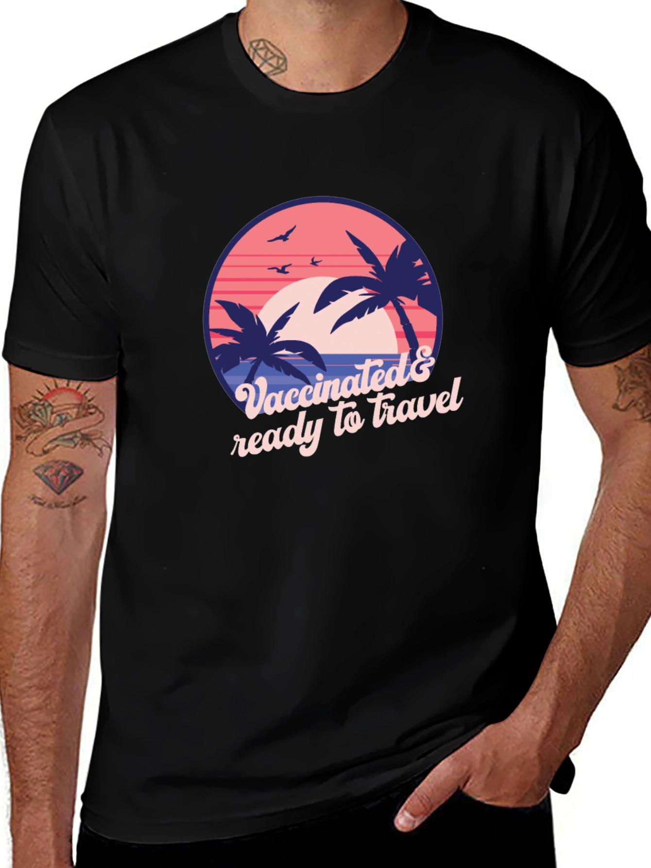 Vaccinated & Ready to Travel Graphic Tee