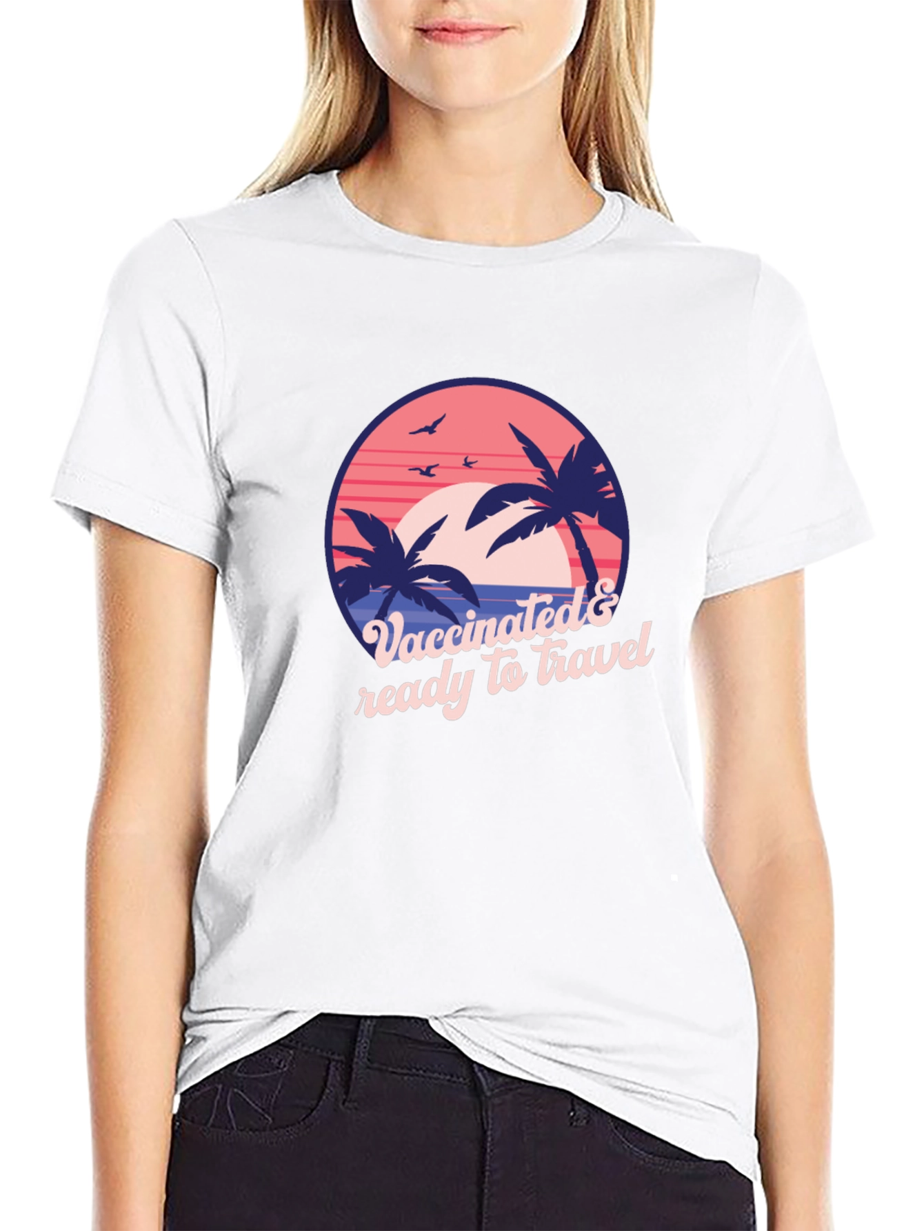 Vaccinated & Ready to Travel Graphic Tee