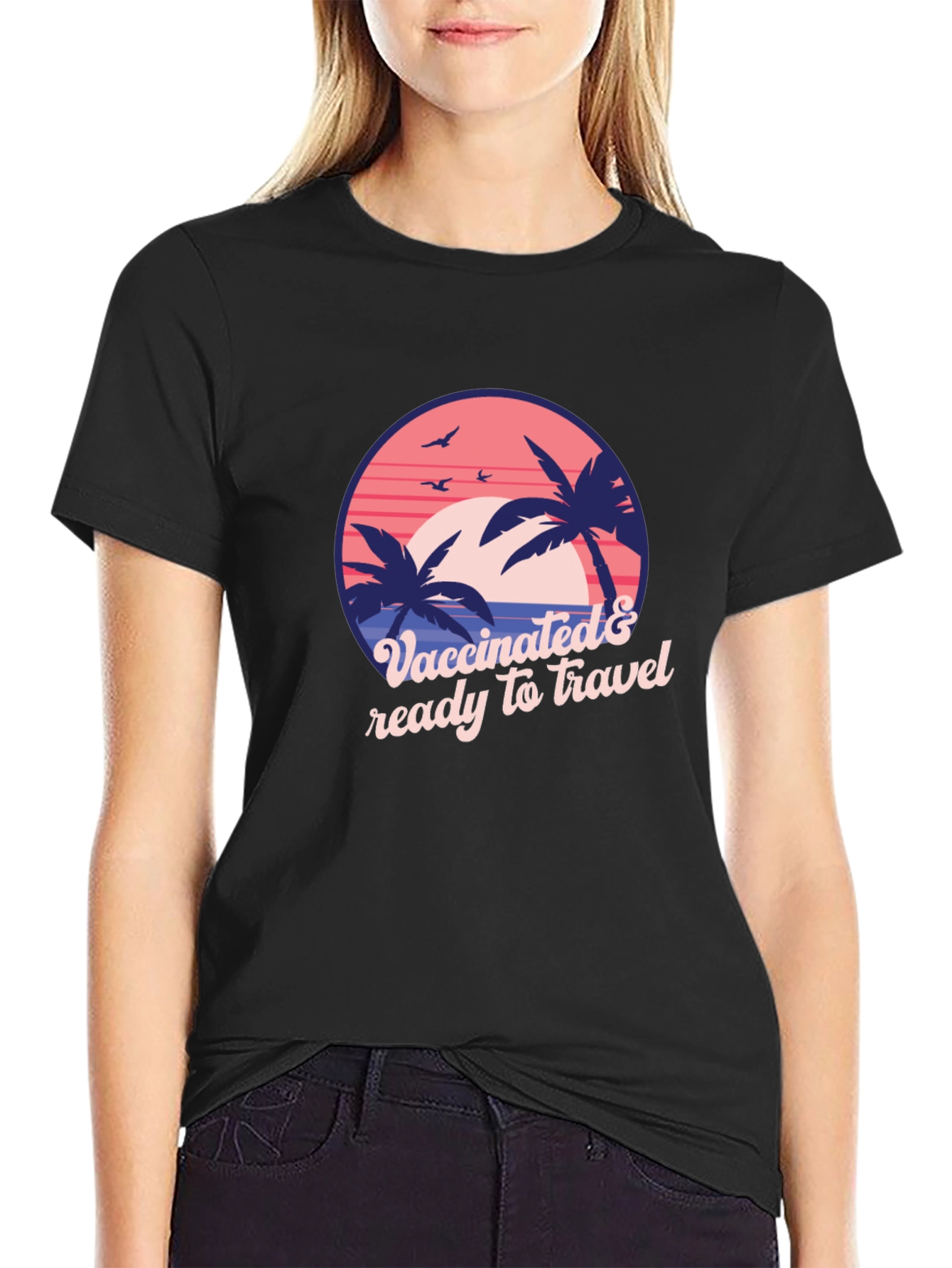 Vaccinated & Ready to Travel Graphic Tee