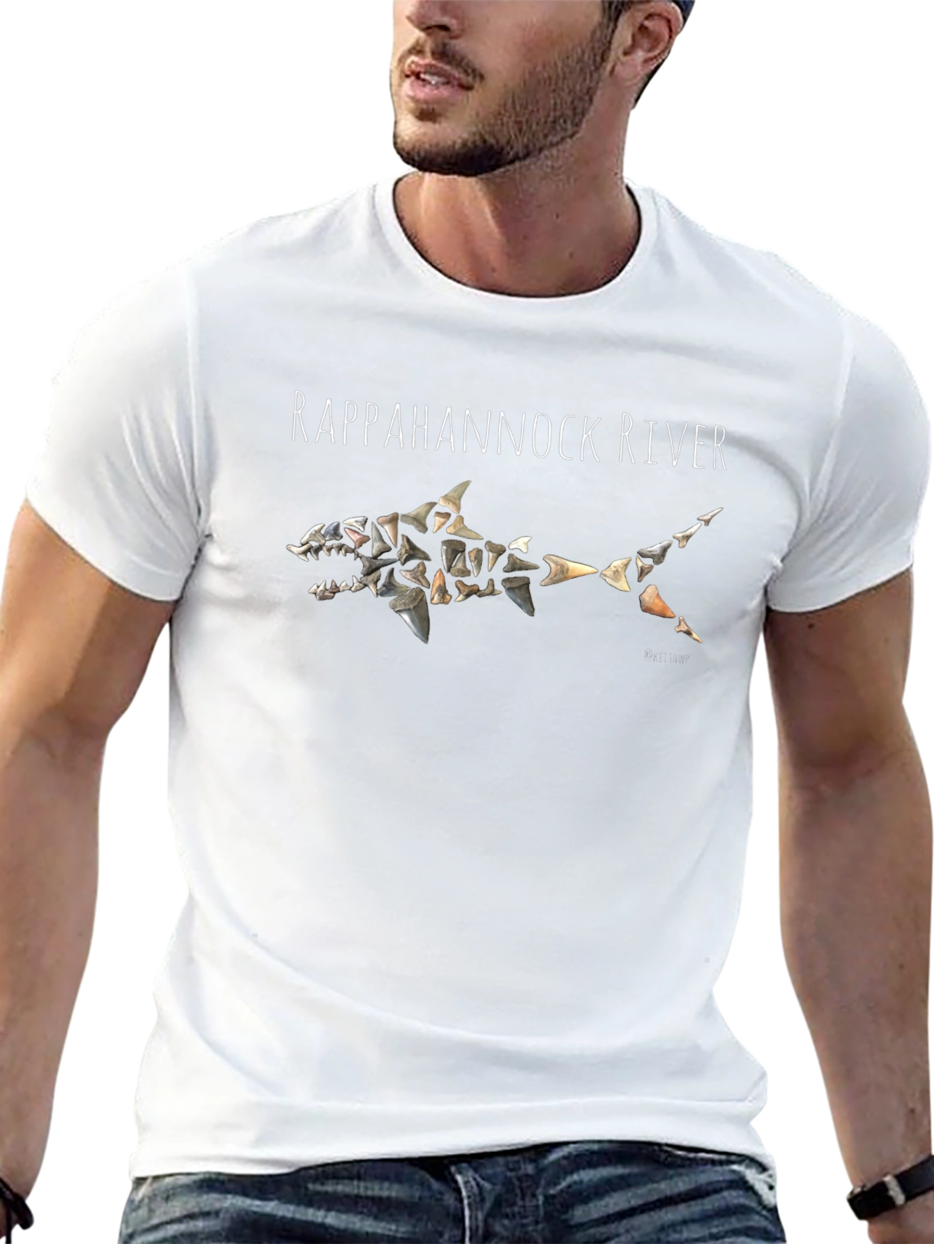 Rappahannock River Shark Tooth T-Shirt