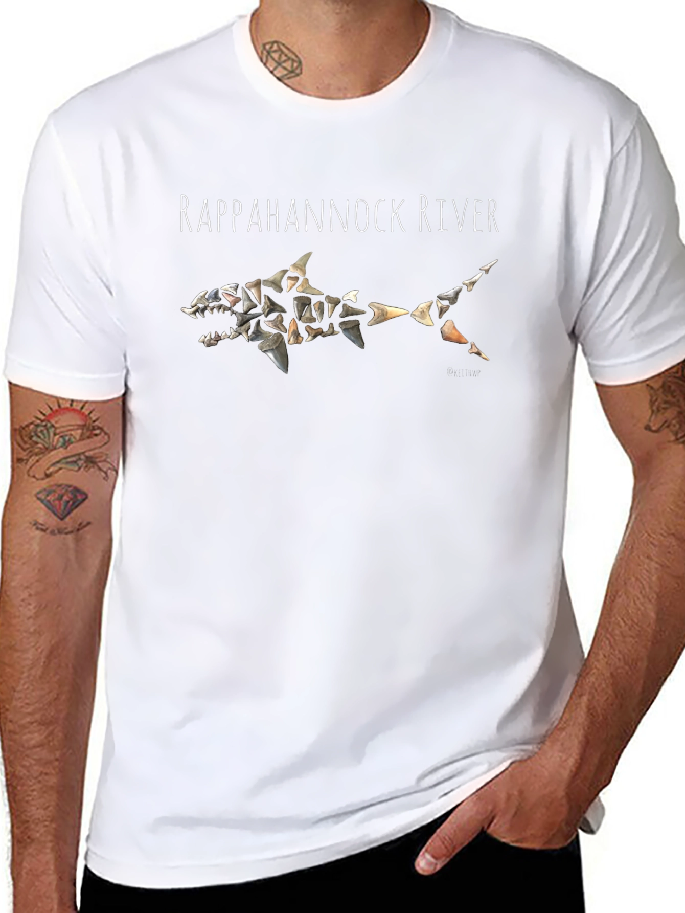 Rappahannock River Shark Tooth T-Shirt