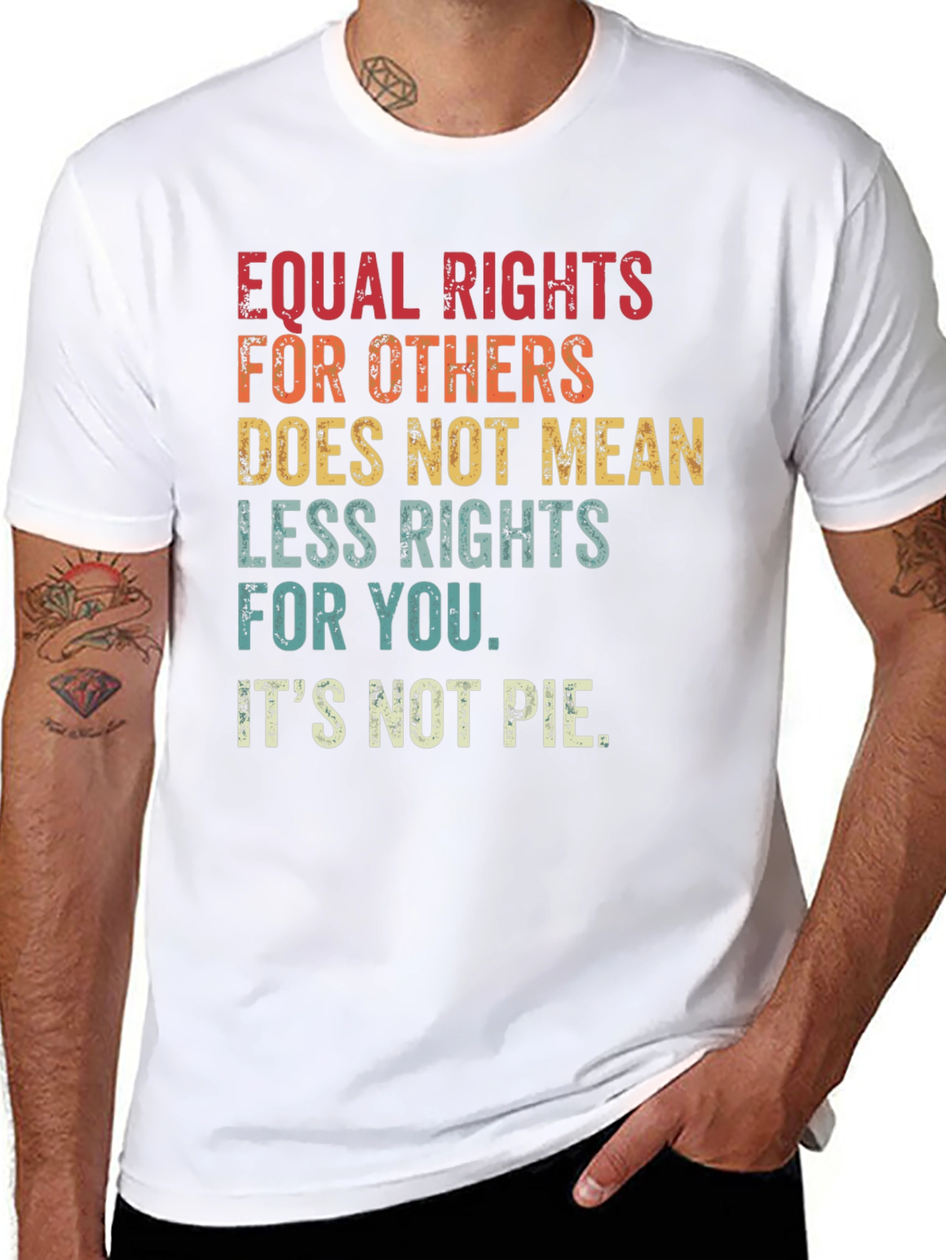 Equal Rights Retro Graphic T-Shirt
